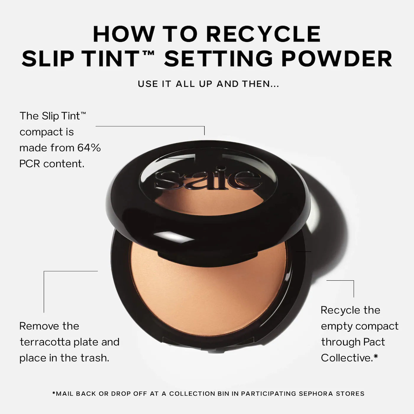 *PREORDEN: Slip Tint™ Undetectable Baked Setting Powder - Saie / Polvo traslucido ligero