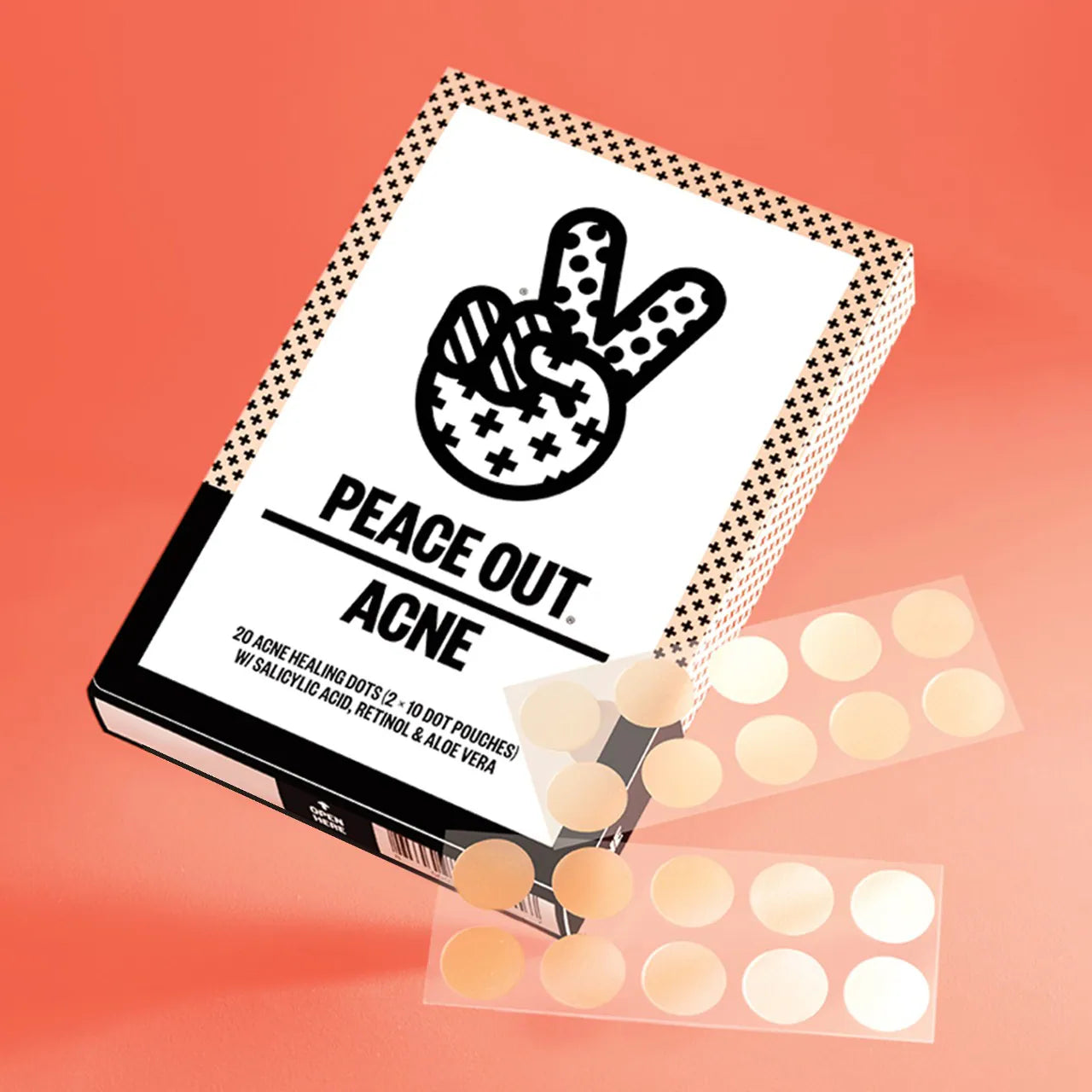 *PREORDEN: Salicylic Acid Acne Healing Dots - Peace Out / Parché para ácne