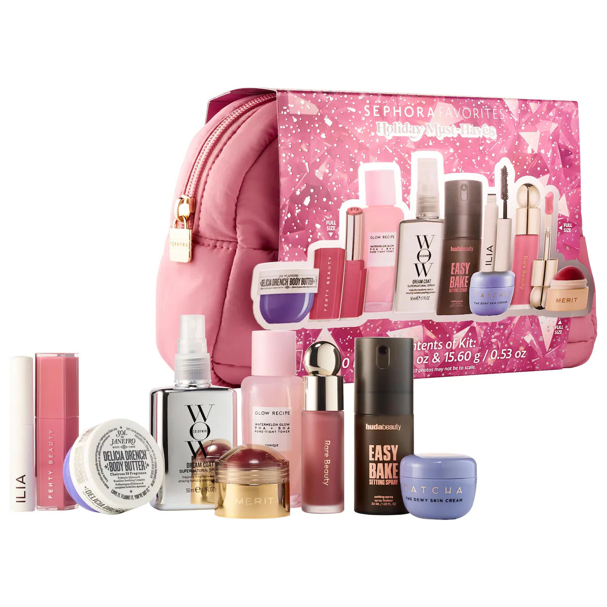*PREORDEN: Holiday Must-Haves Makeup & Skincare Value Set - Sephora Favorites / 9 esenciales virales y favoritos