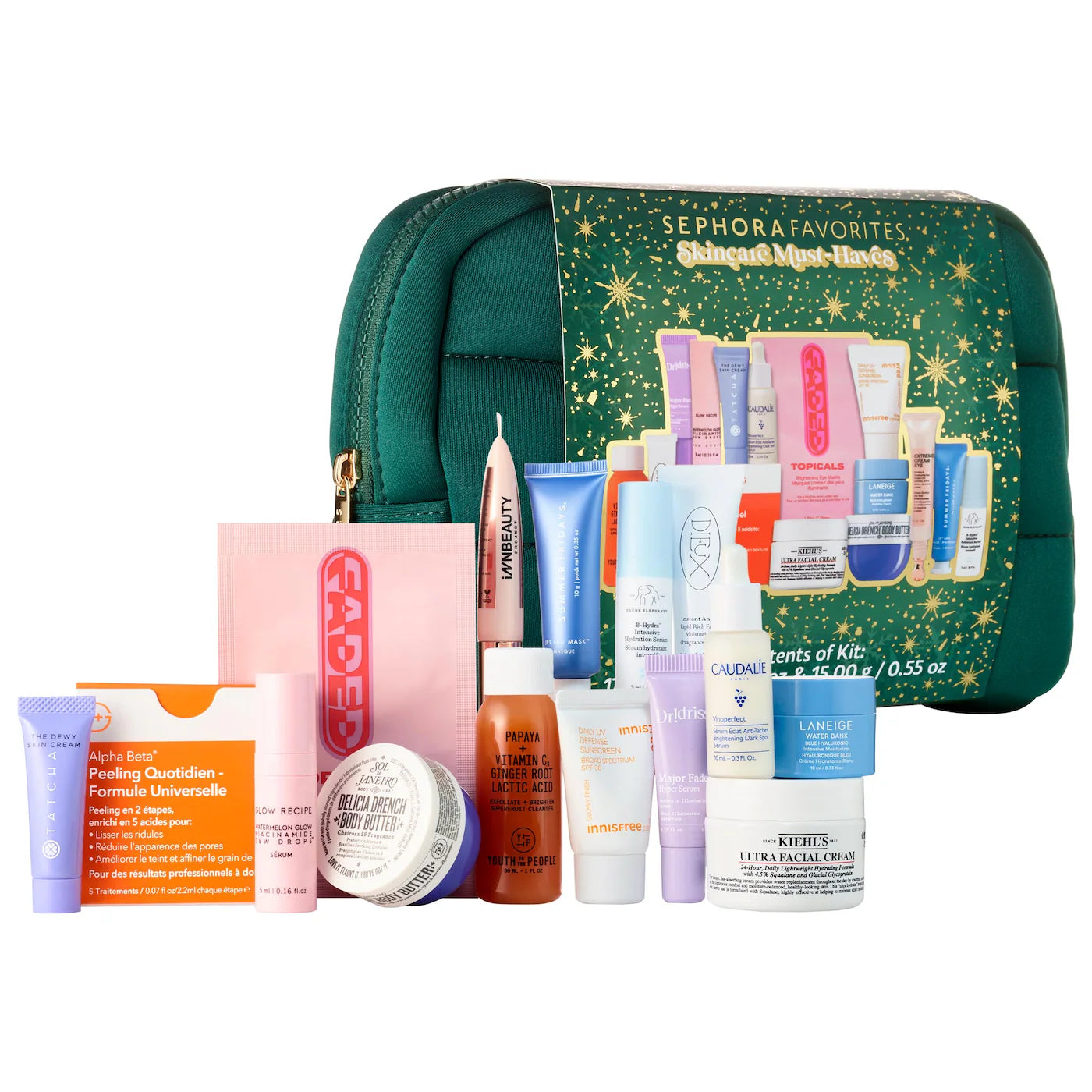 *PREORDEN: Skincare Must-Haves Set - Sephora Favorites / Set de 15 pzas cuidado de la piel