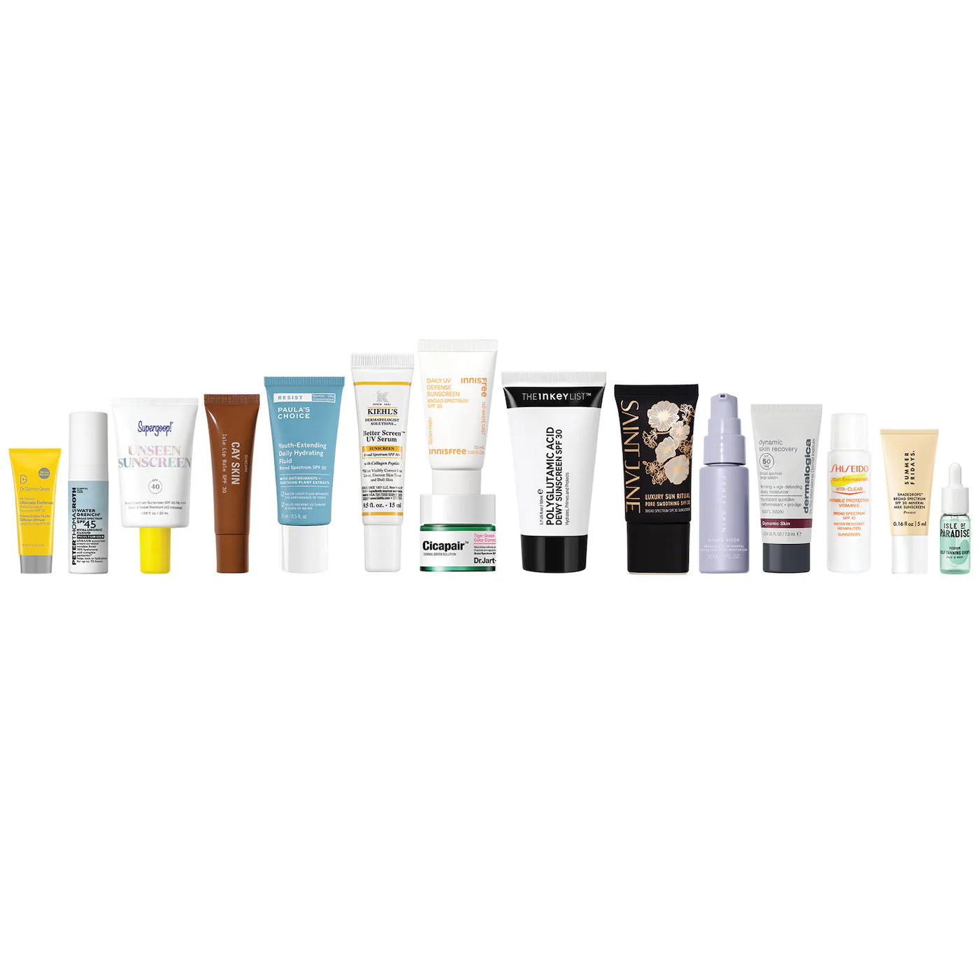 Sun Safety Kit - Sephora Favorites / Set de 15 protectores solares + Bolsa