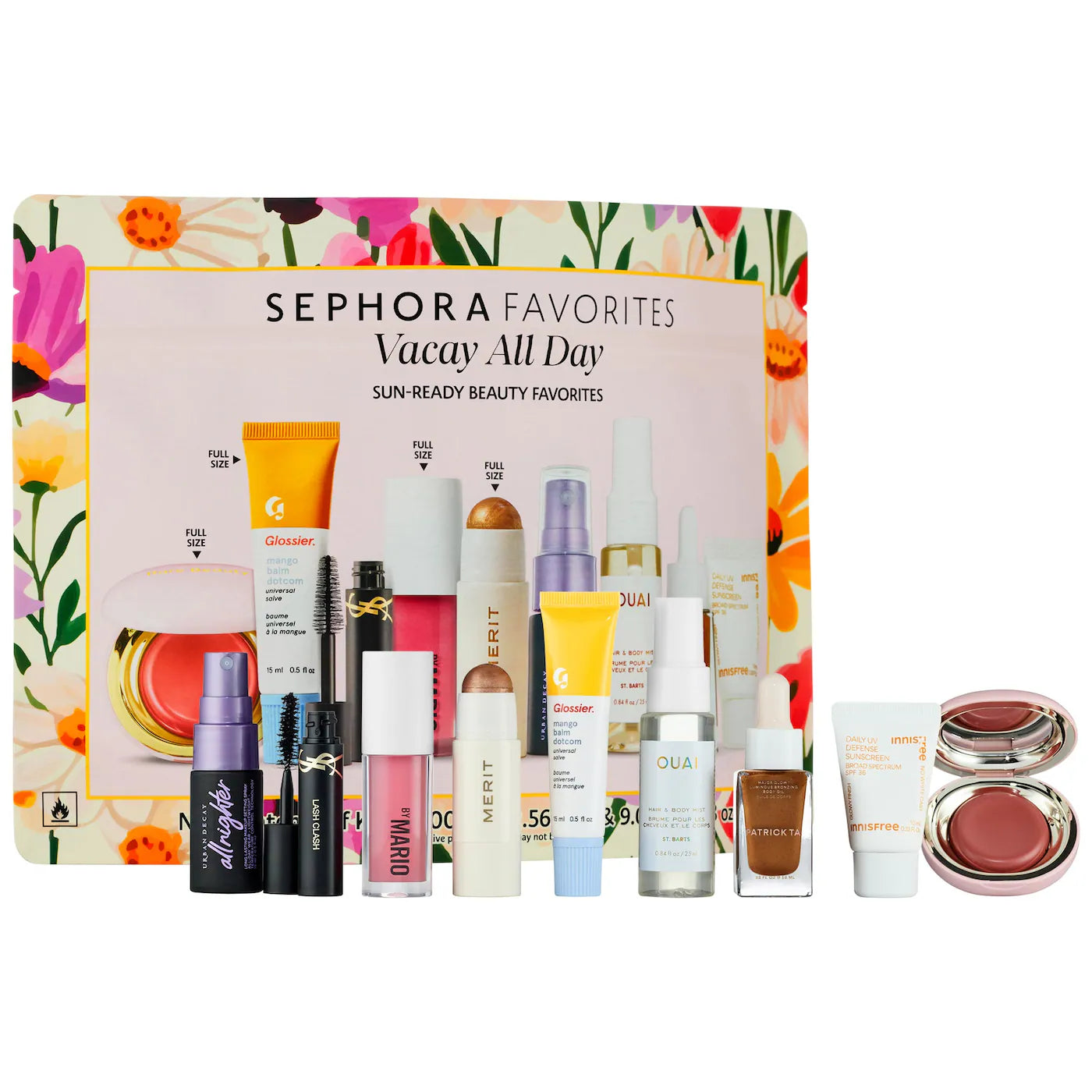 Vacay All Day Beauty Value Set - Sephora Favorites / Set 9 pzas esenciales de verano Edición Limitada