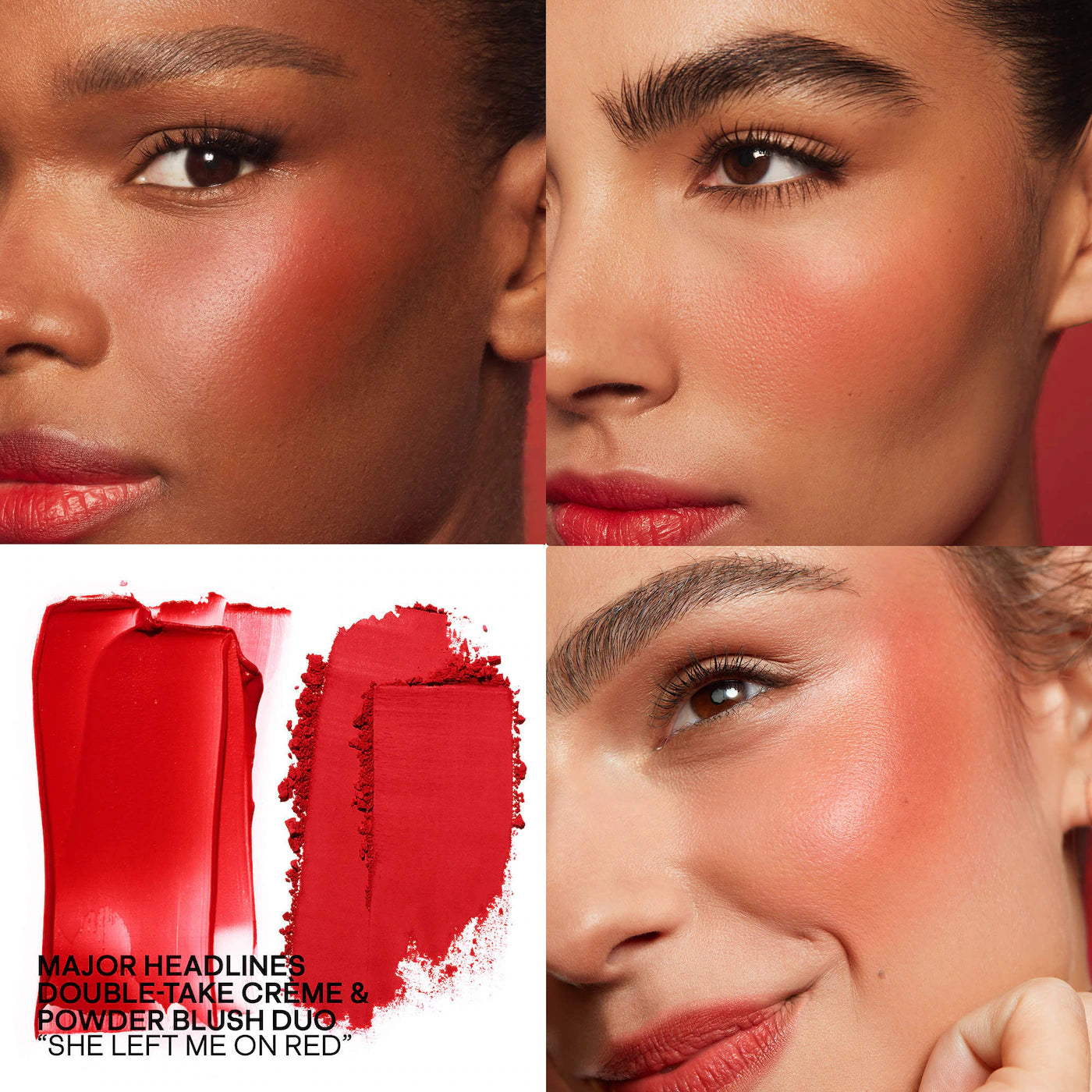 MINI Major Headlines Double Take Creme & Powder Blush - Patrick Ta / Mini rubor en Crema y Polvo