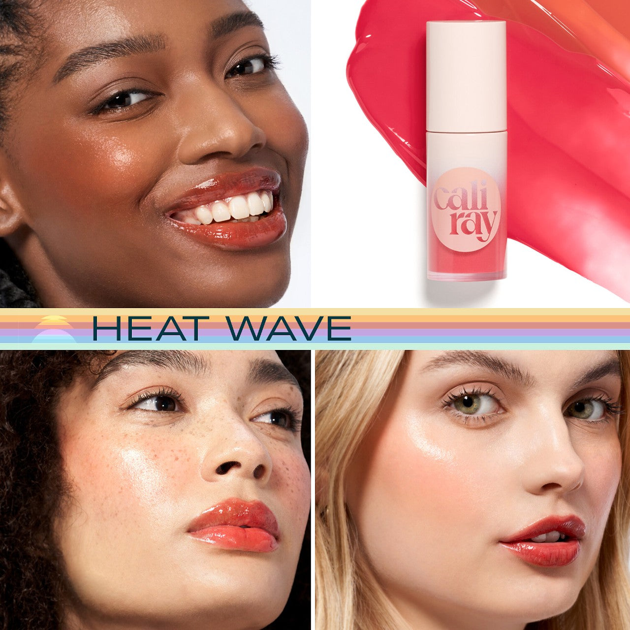 *PREORDEN: Socal Superbloom Lip + Cheek Tint Soft Stain Blush - caliray / Tinta para labios hidratante