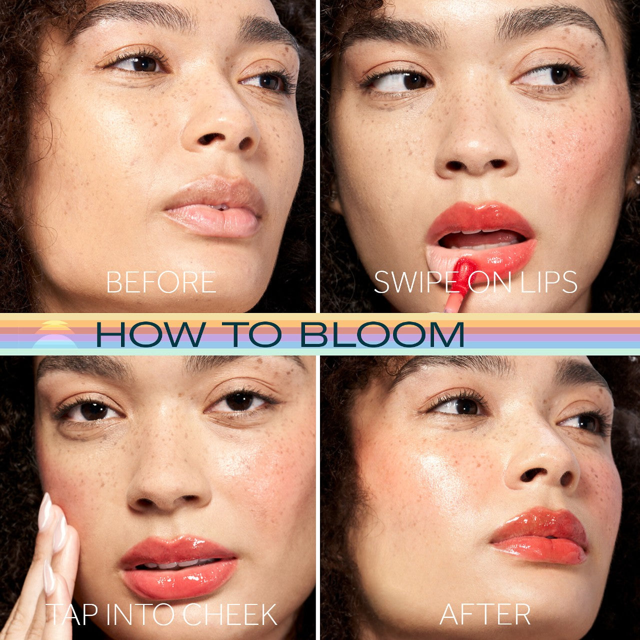 *PREORDEN: Socal Superbloom Lip + Cheek Tint Soft Stain Blush - caliray / Tinta para labios hidratante