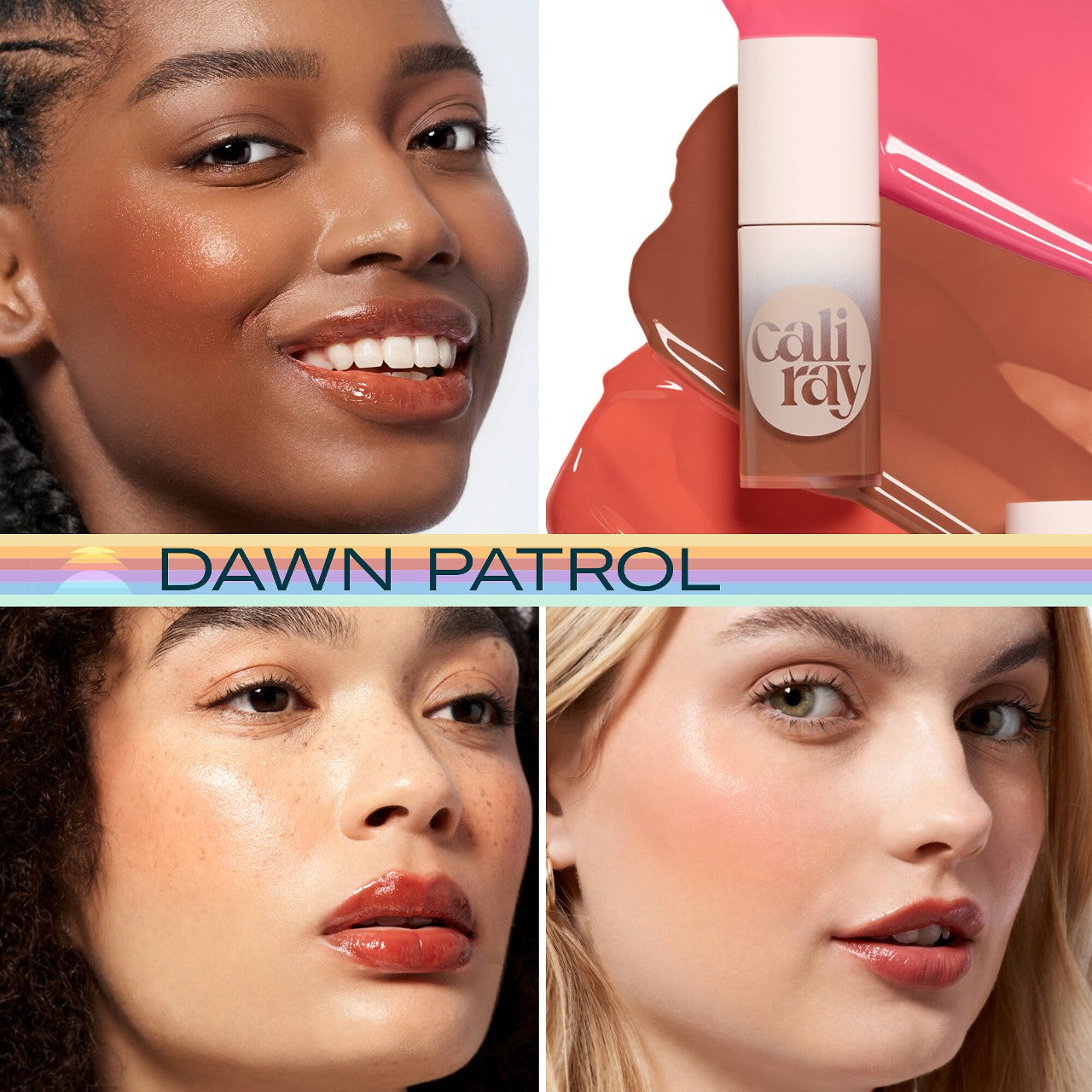 *PREORDEN: Socal Superbloom Lip + Cheek Tint Soft Stain Blush - caliray / Tinta para labios hidratante
