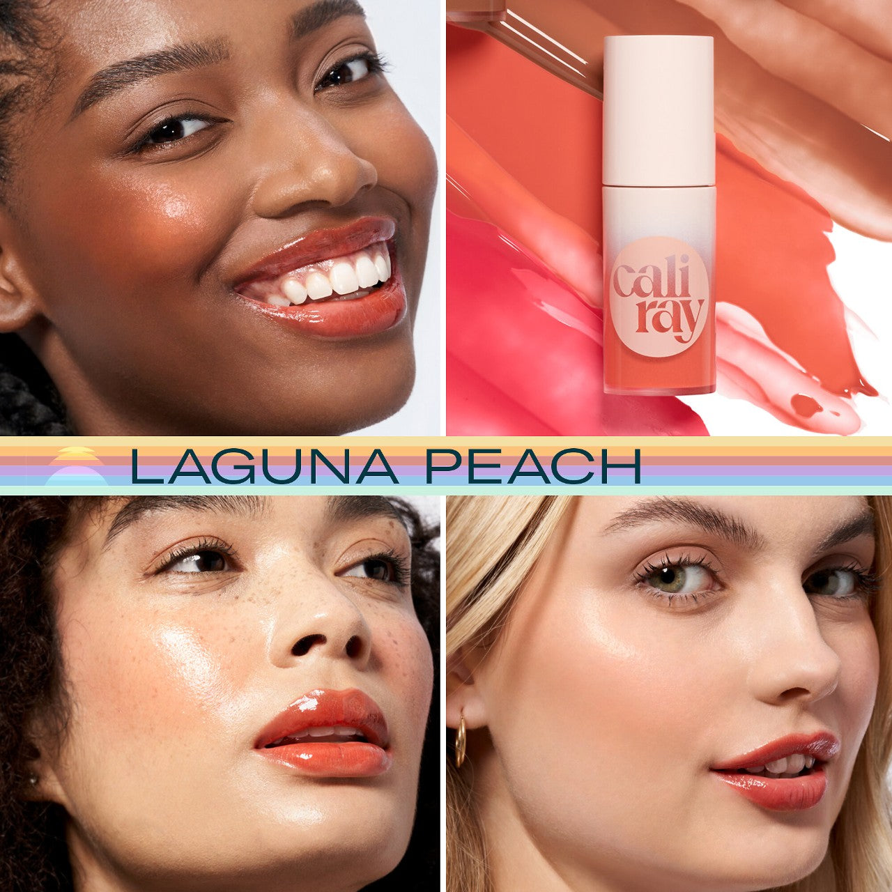 *PREORDEN: Socal Superbloom Lip + Cheek Tint Soft Stain Blush - caliray / Tinta para labios hidratante