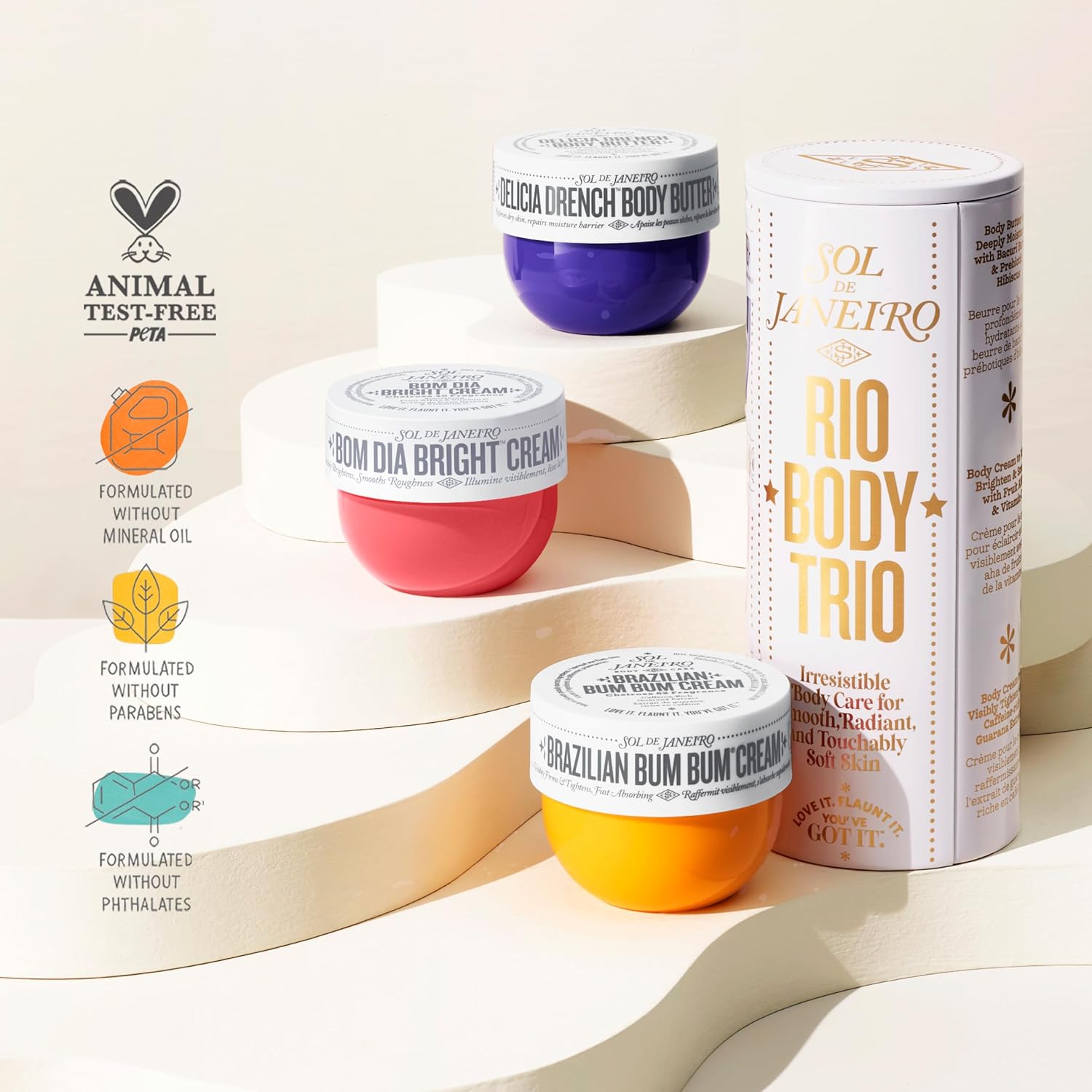 Sol De Janeiro Body Cream Trio Set - Sol de Janeiro / 3 Pzas Crema corporal