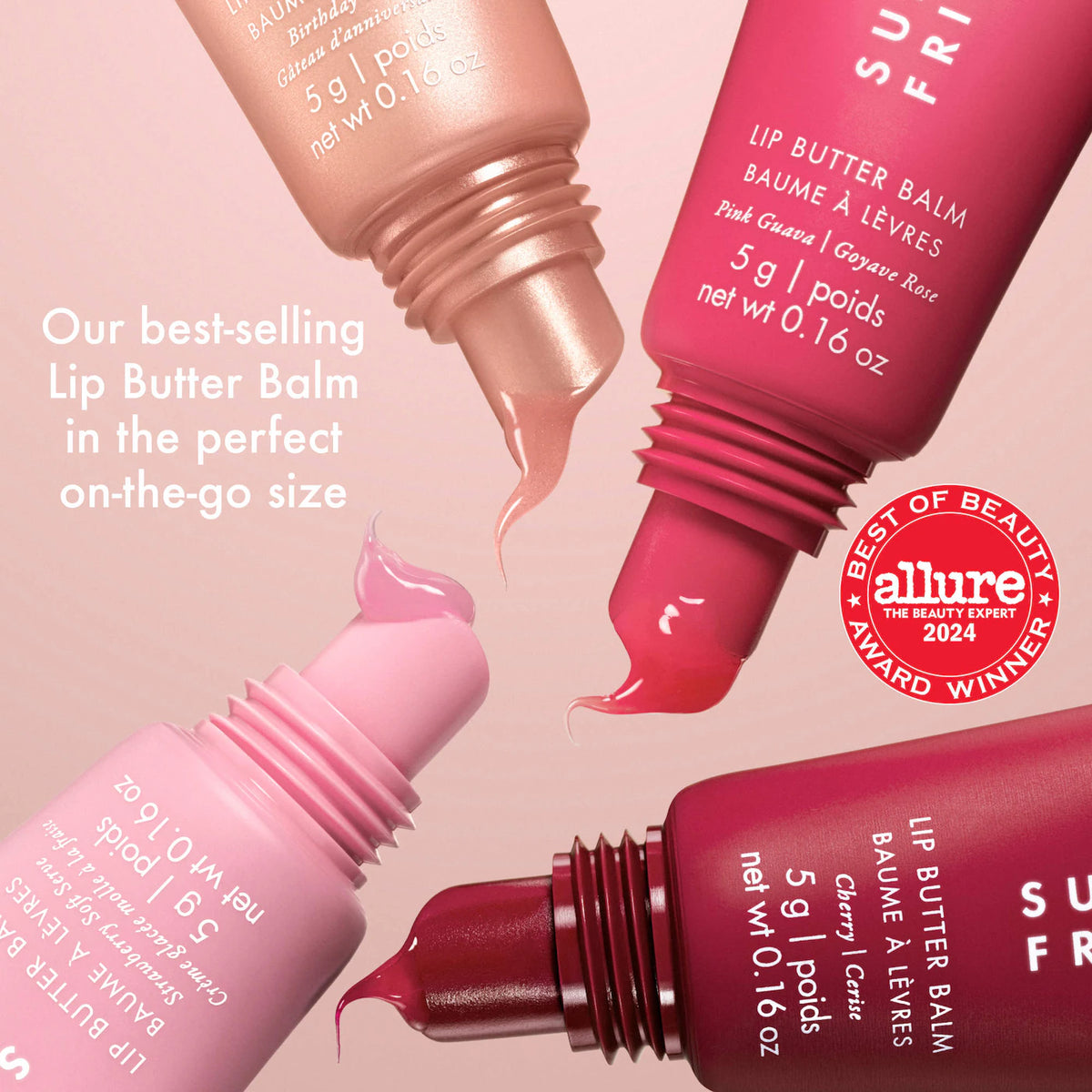 *PREORDEN: The Lip Butter Balm Minis - Pink Set - Summer Fridays / Set 4 mini lip hidratantes *Ed. Limitada