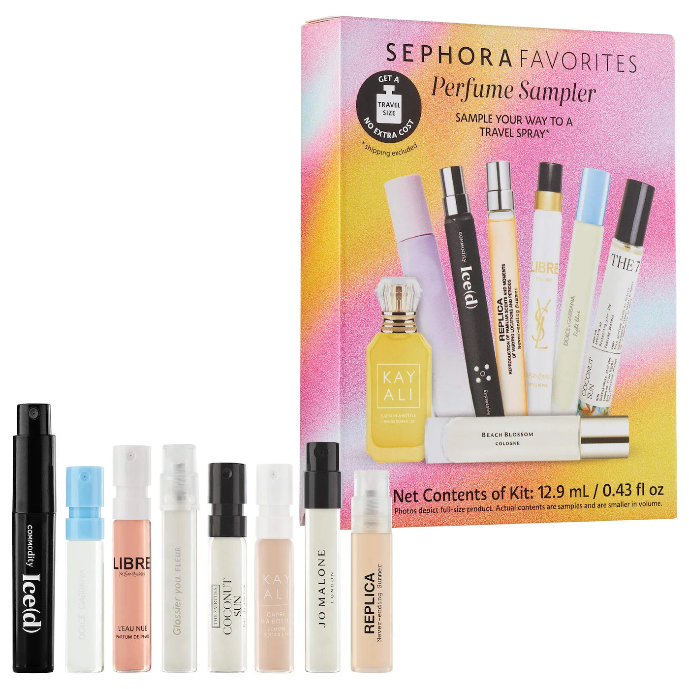 *PREORDEN: Summer Scents Travel Spray Perfume Sampler Set w/ Redeemable Voucher - Sephora Favorites / Set de muestras de perfumes
