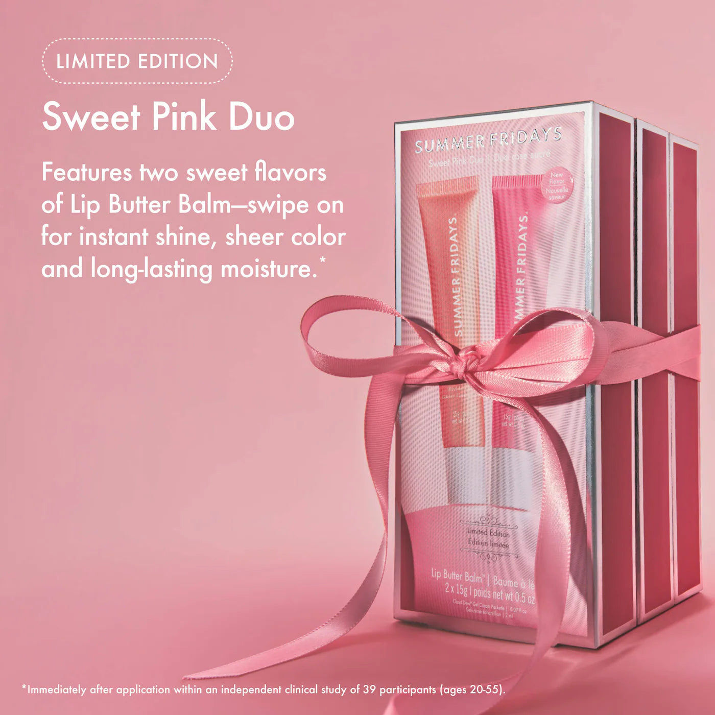 *PREORDEN: Sweet Pink Duo with Birthday Cake + Strawberry Soft Serve Lip Butter Balm / Set bálsamo de labios