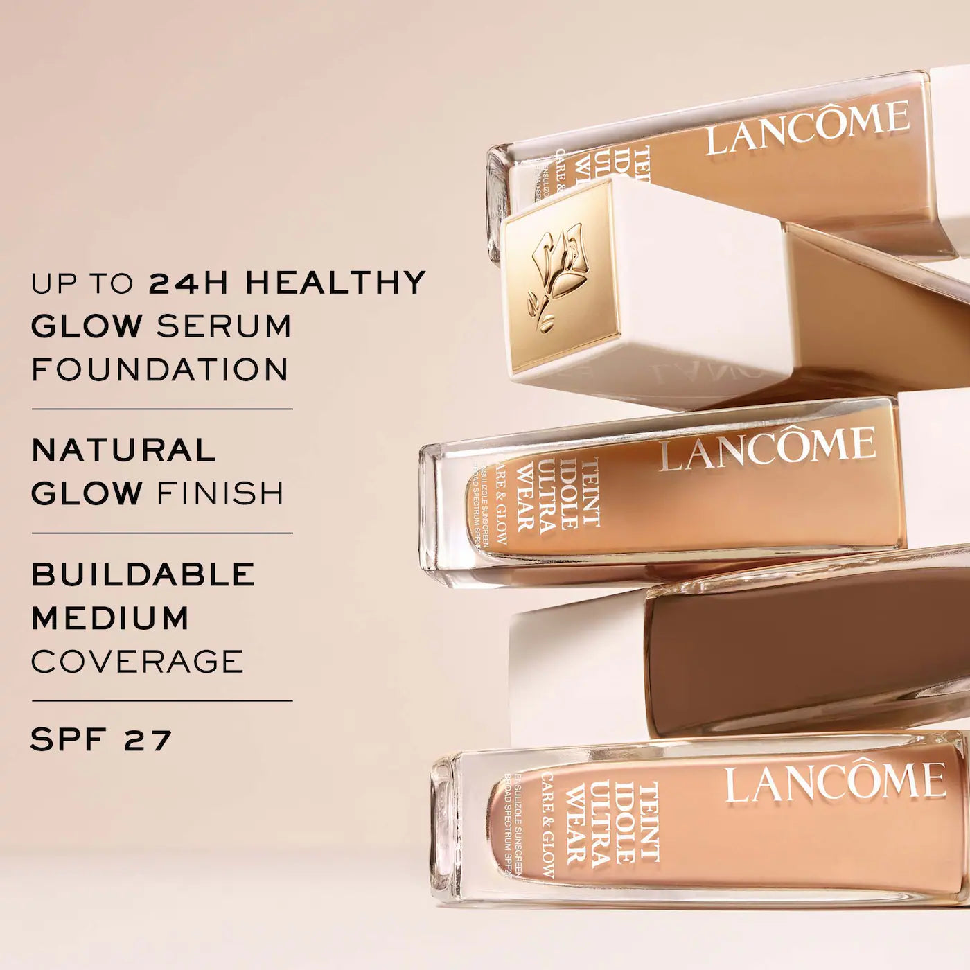 *PREORDEN: Teint Idole Ultra Wear Care & Glow Foundation with Hyaluronic Acid - Lancôme / Base hidratante