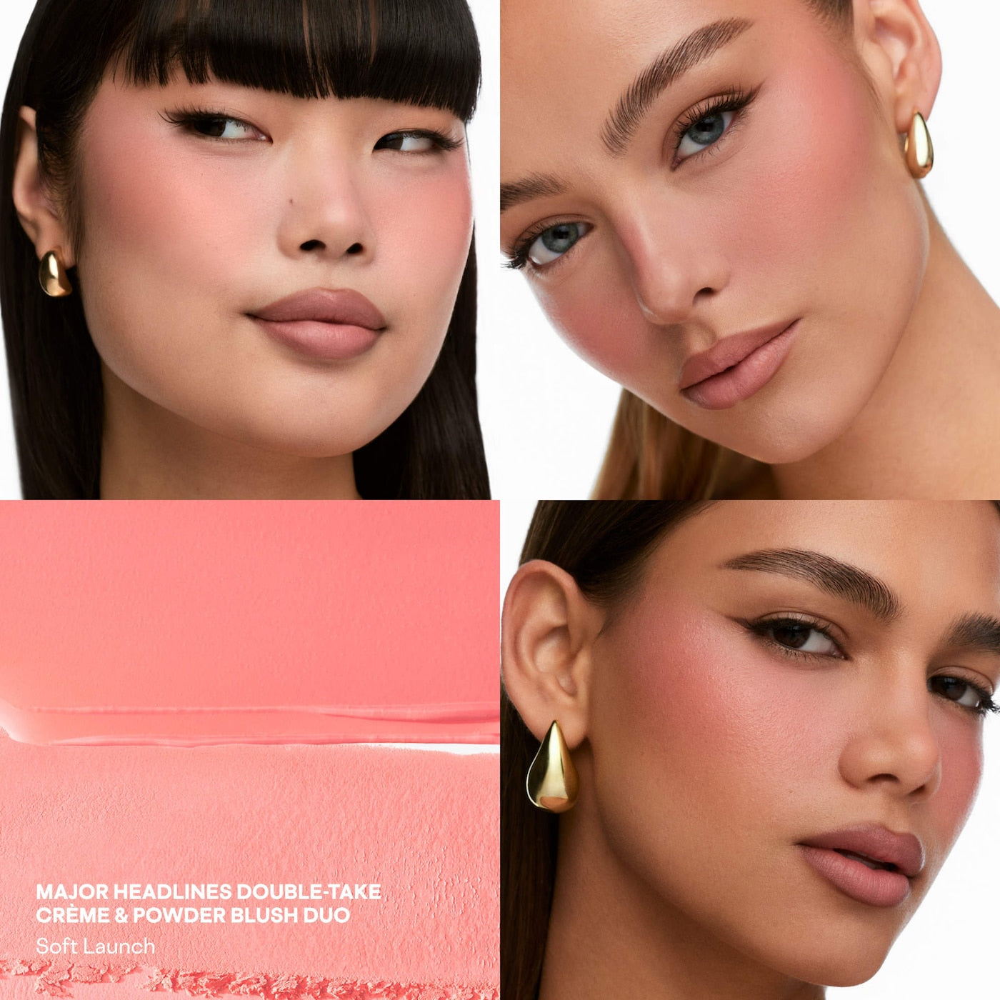 Major Headlines Double Take Creme & Powder Blush - Patrick Ta / Rubor en Crema y Polvo