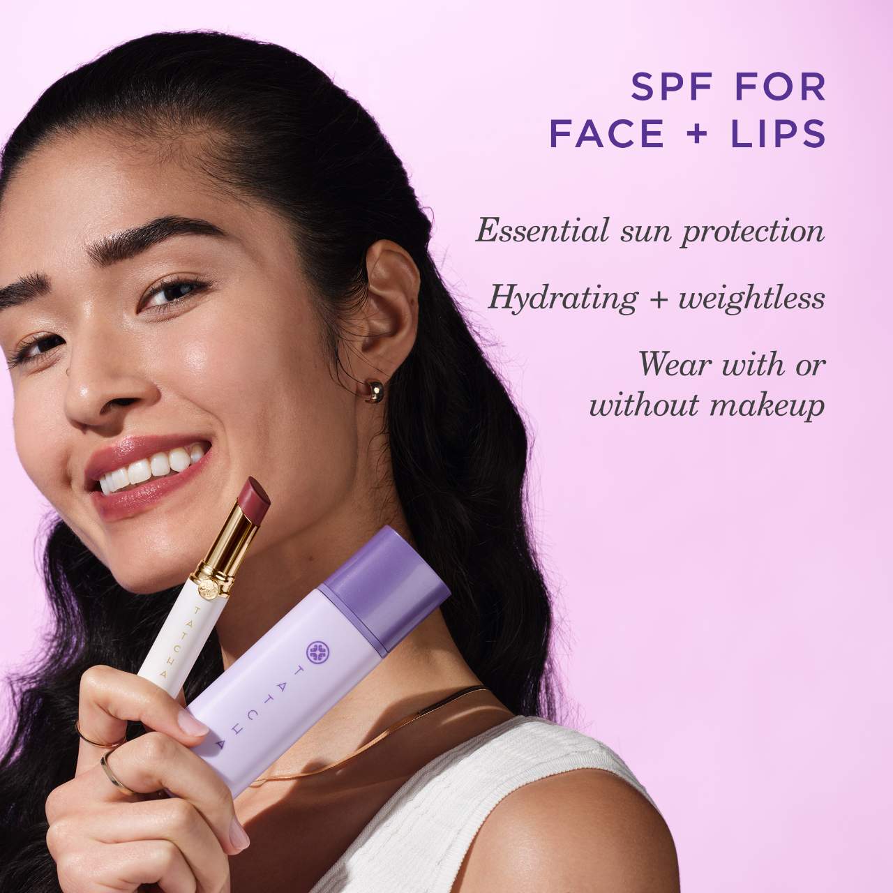 *PREORDEN: The Kissu Lip Tint SPF 25 Hydrating Tinted Lip Sunscreen - Tatcha / Labial con color + spf