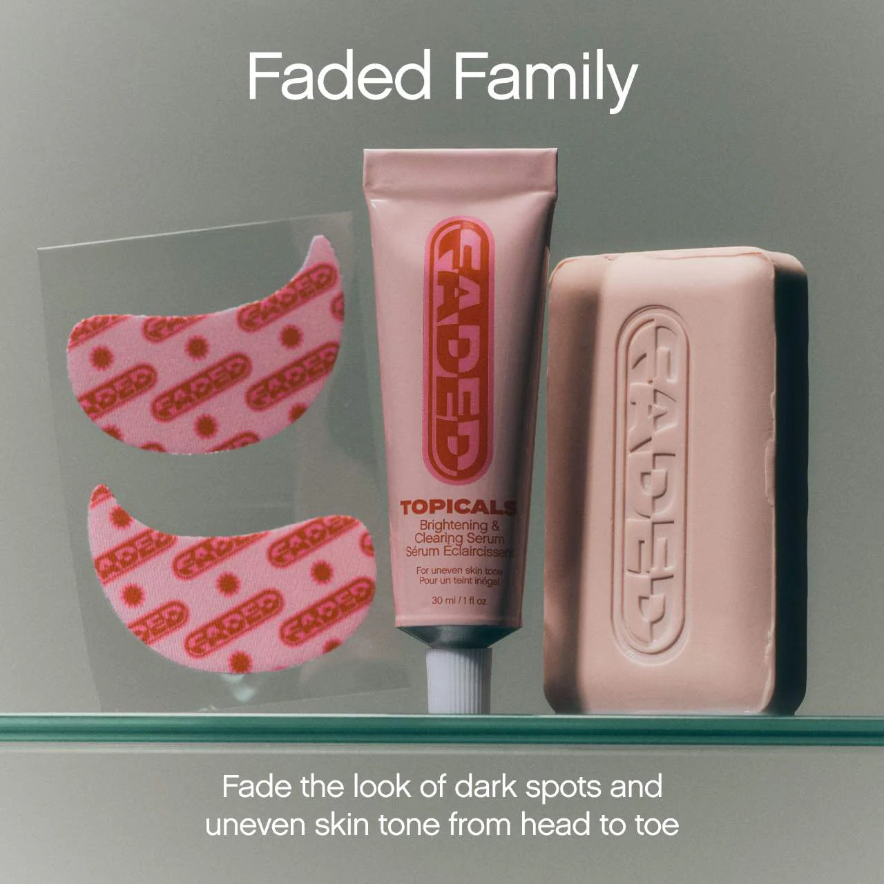 *PREORDEN: Faded Brightening Serum for Dark Spots and Discoloration (UNSCENTED) - Topicals / Suero para hiperpigmentación sin aroma