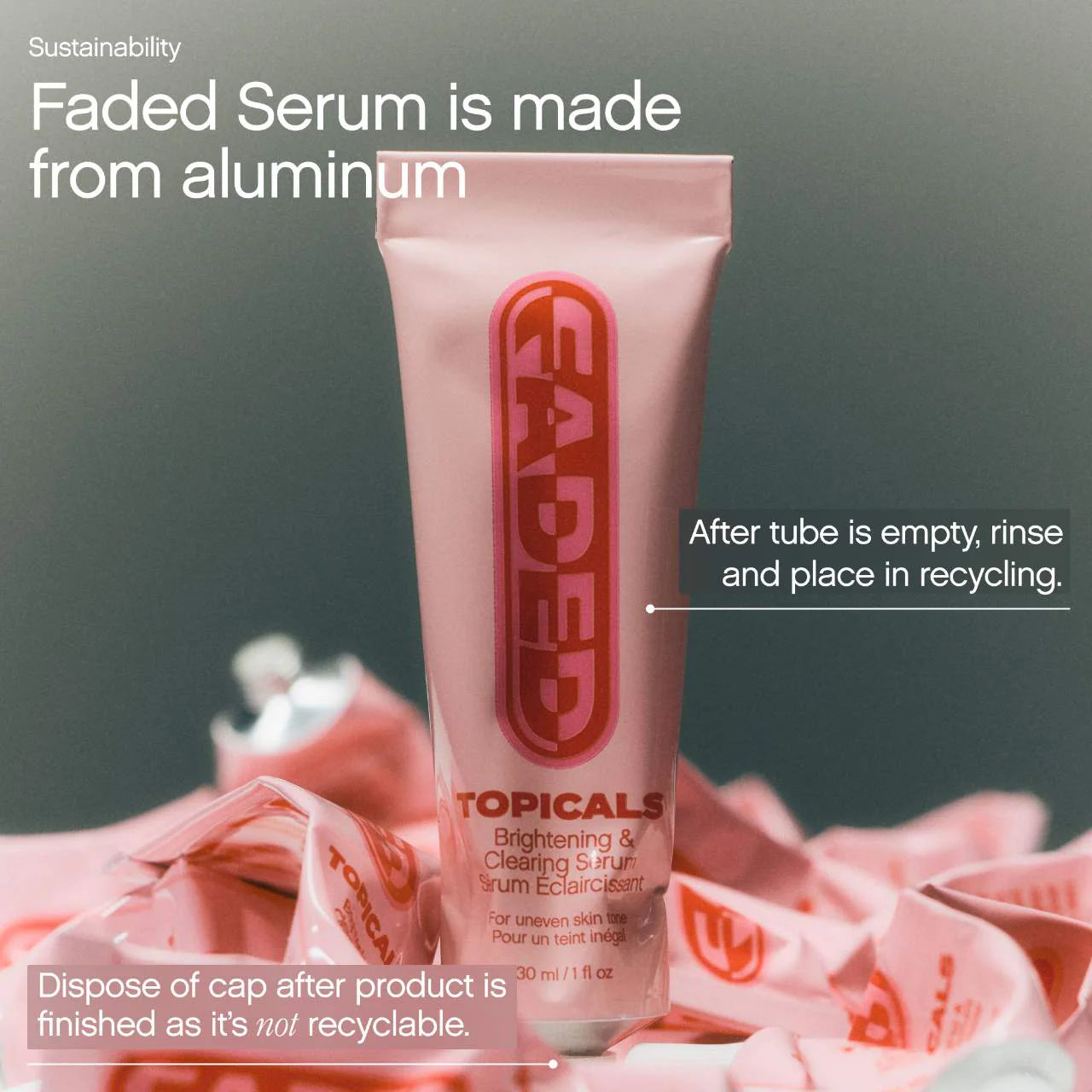 *PREORDEN: Faded Brightening Serum for Dark Spots and Discoloration (UNSCENTED) - Topicals / Suero para hiperpigmentación sin aroma