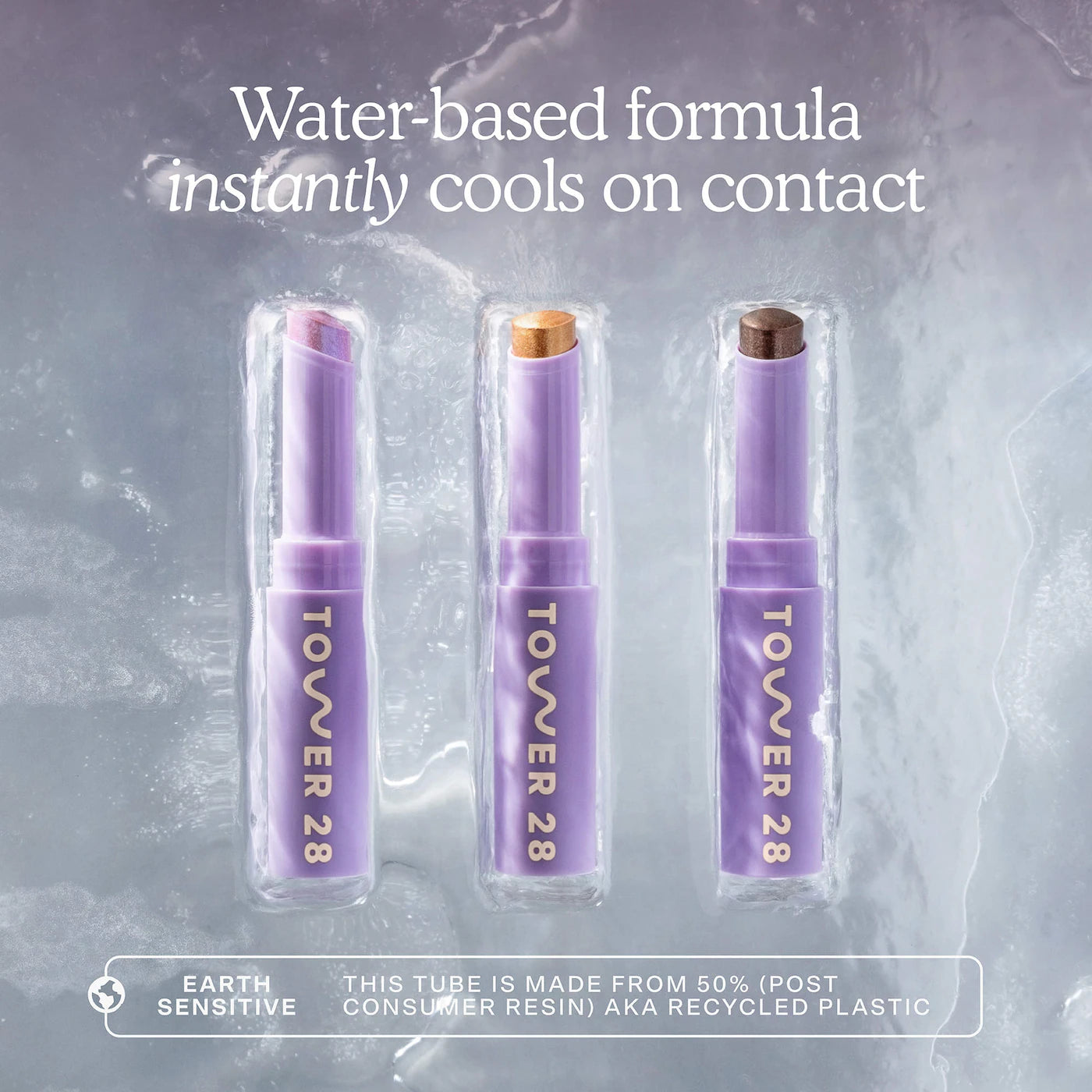 *PREORDEN: GoGo Cooling Shimmer 8H Eyeshadow Stick - Tower 28 Beauty / Sombra de ojos en barra