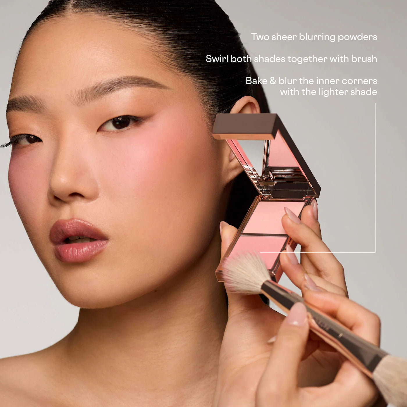 Major Headlines Transition Blurring Under Eye Blush Duo - PATRICK TA / Rubor Compacto Difuminador