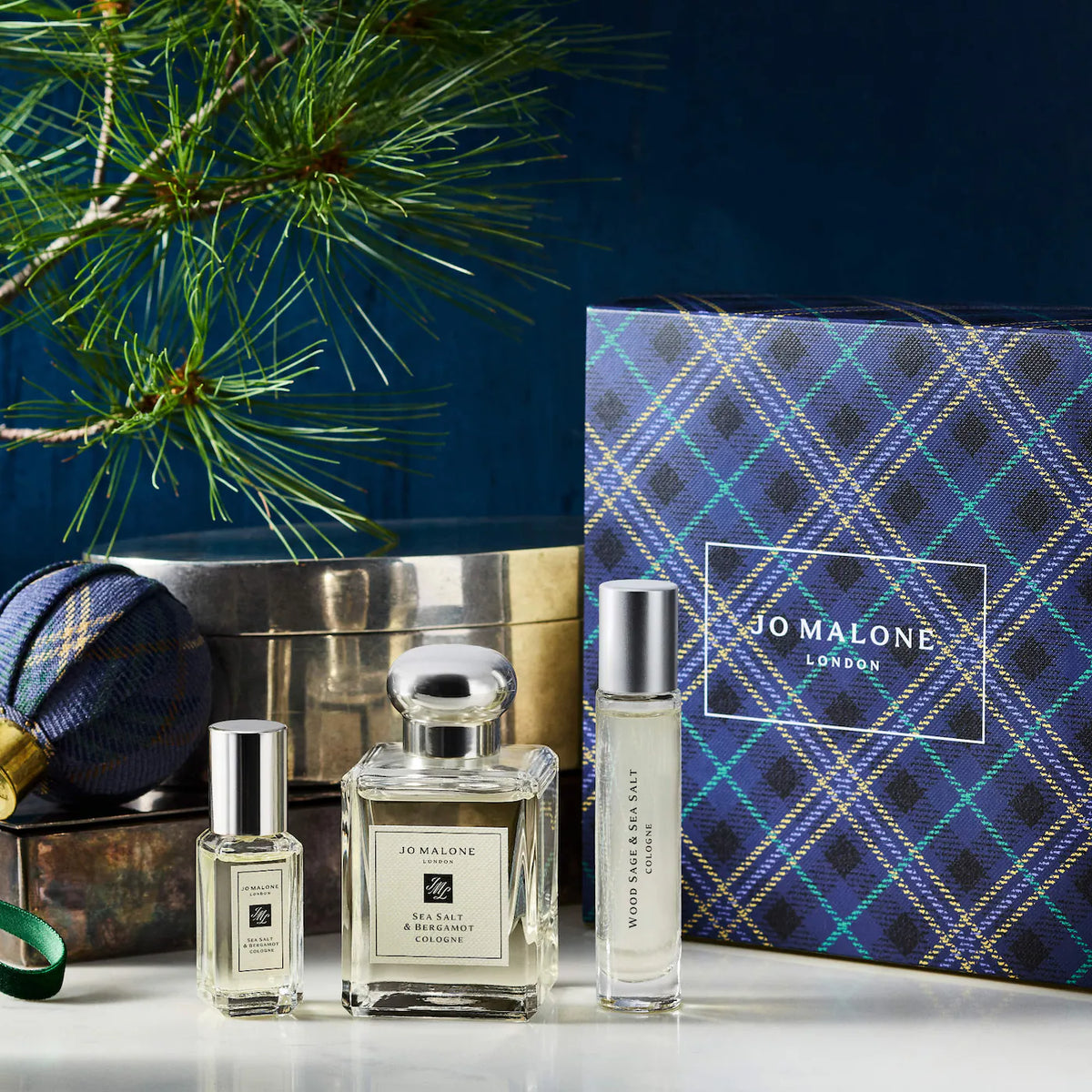 *PREORDEN: Sea Salt & Bergamot Fragrance Layering Cologne Trio Gift Set - Jo Malone London / Set trio de perfumes