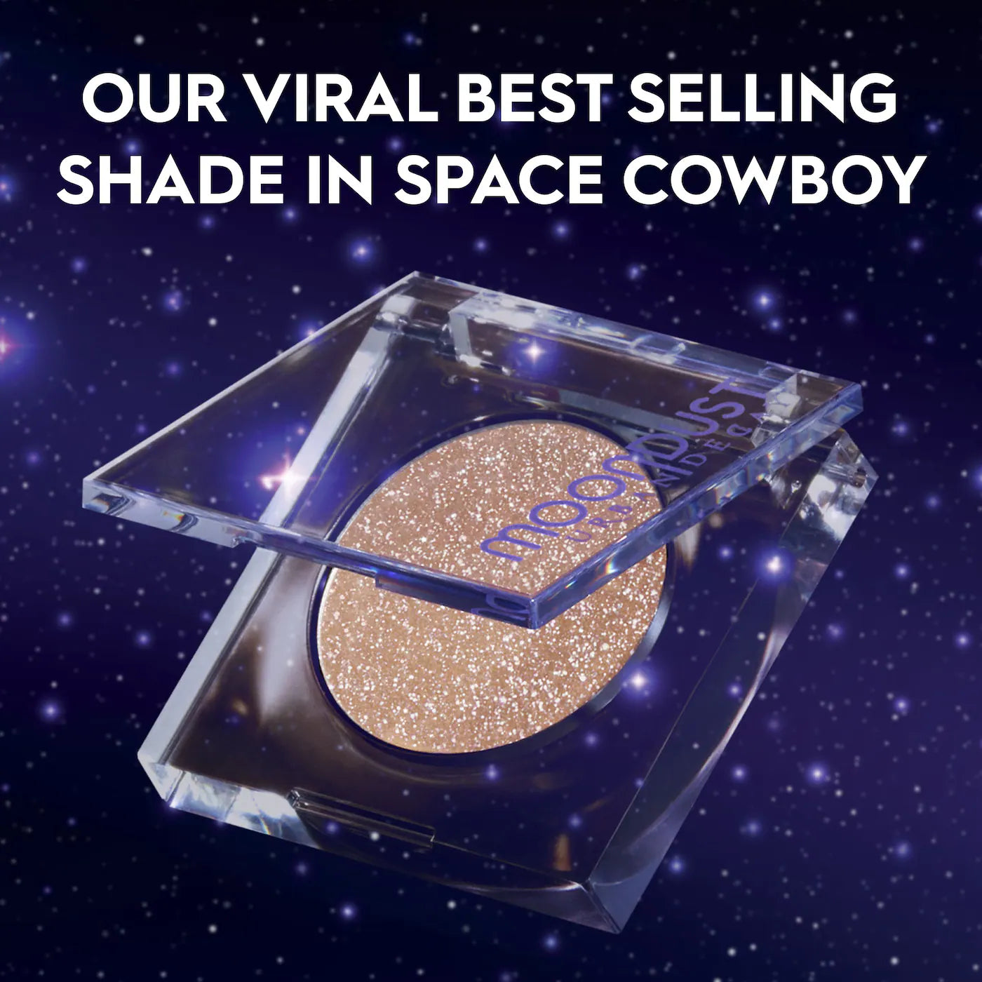 24/7 Moondust Glittery Eyeshadow- Urban Decay / Sombra brillante para ojos