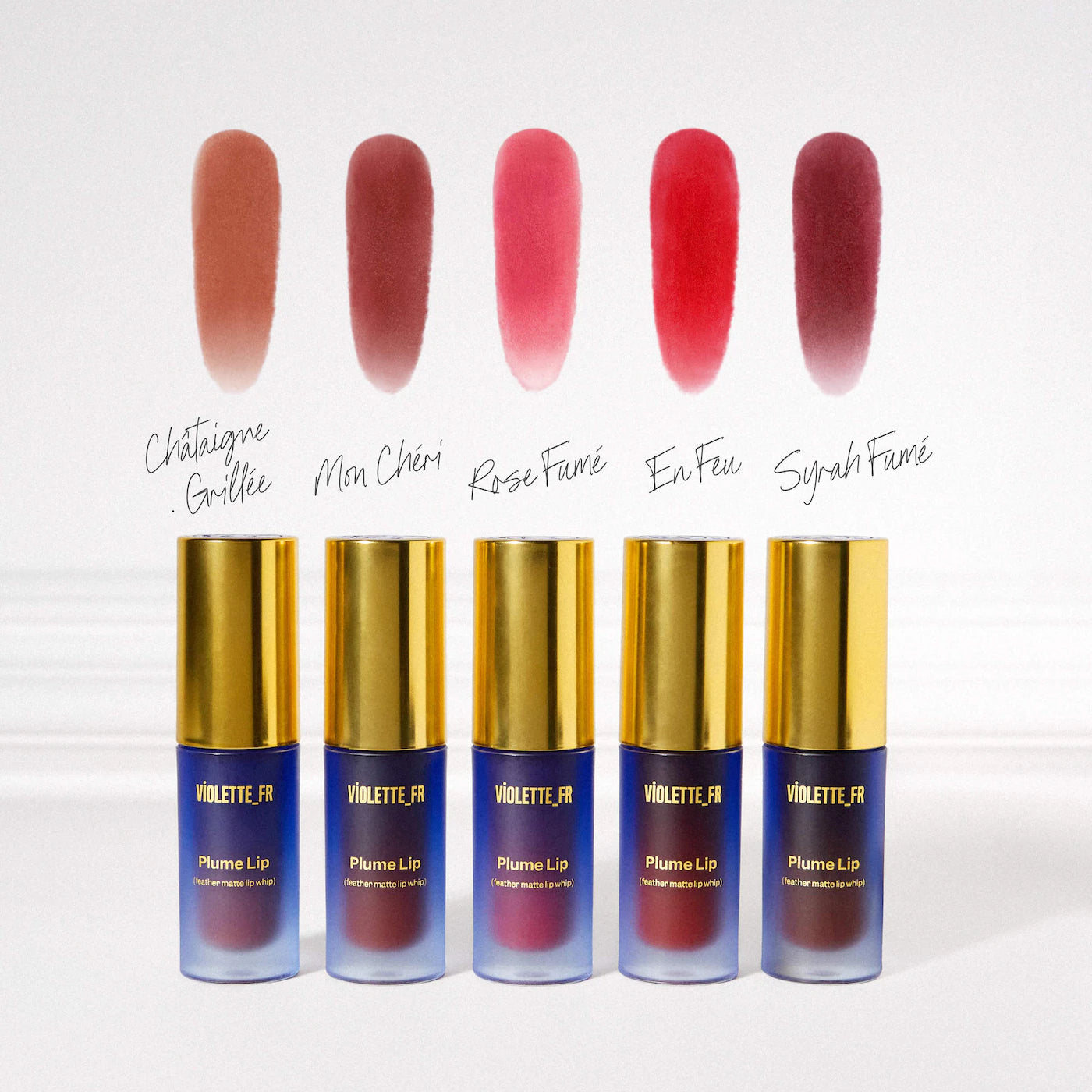 *PREORDEN: PLUME LIP Moisturizing Feather Matte Lip Whip - VIOLETTE_FR / Labial mate líquido