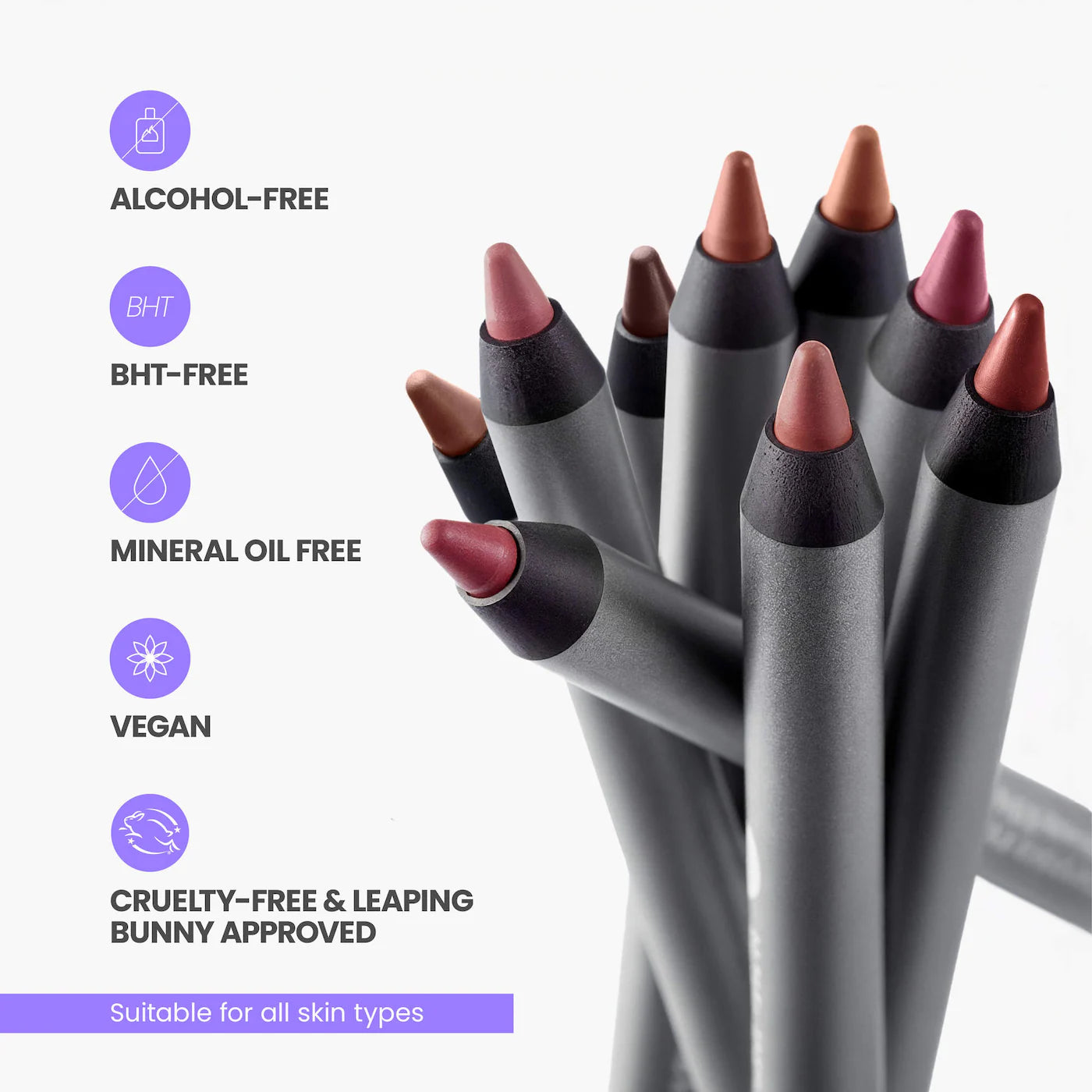 *PREORDEN: 360 Contour Long-wearing Transfer-proof Lip Liner - Wonderskin / Delineador de labios de larga duraciòn