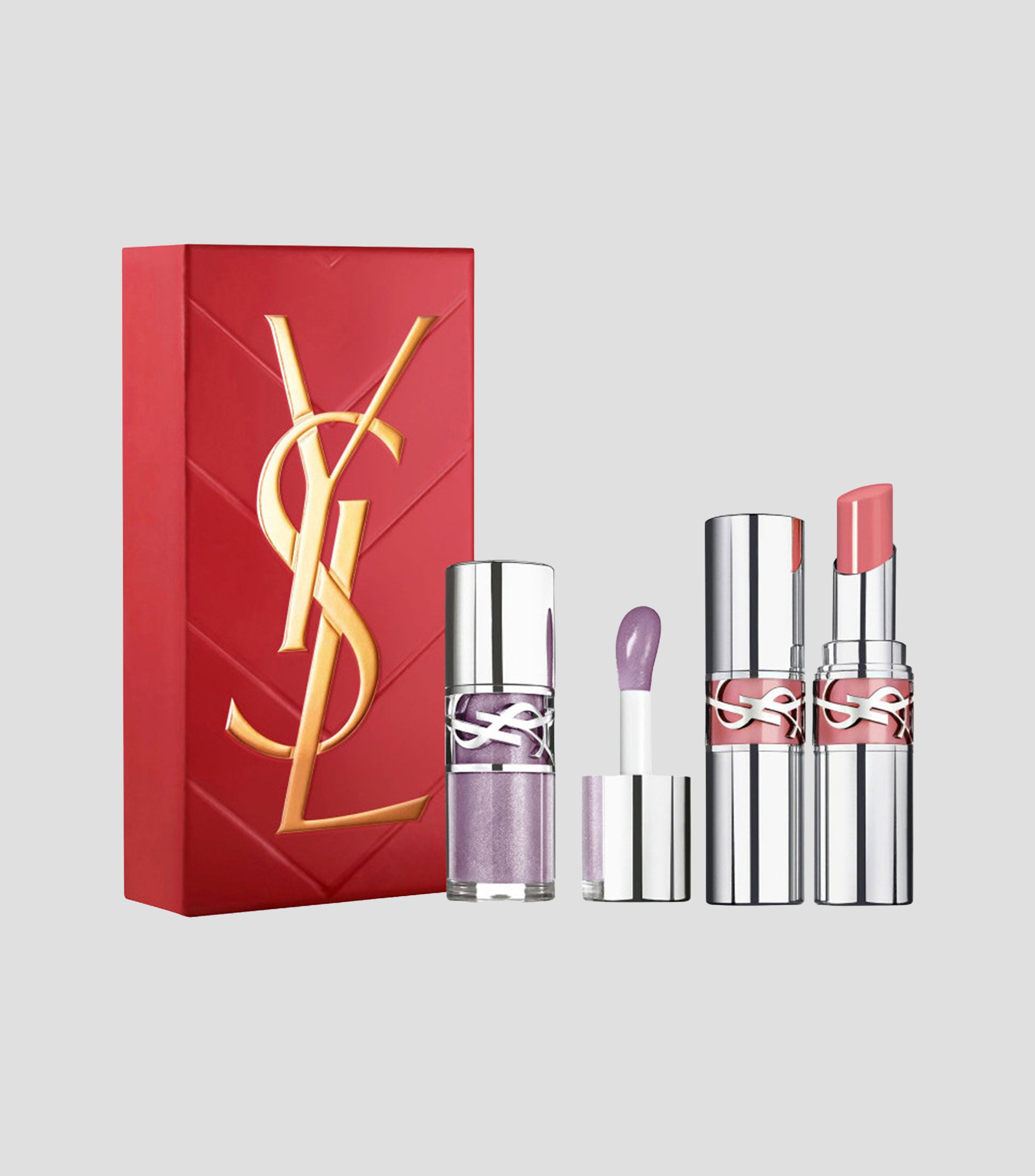 2-Piece Loveshine Plumping Lip Oil & Lip Oil Stick Gift Set - Yves Saint Laurent / Set de dos labiales