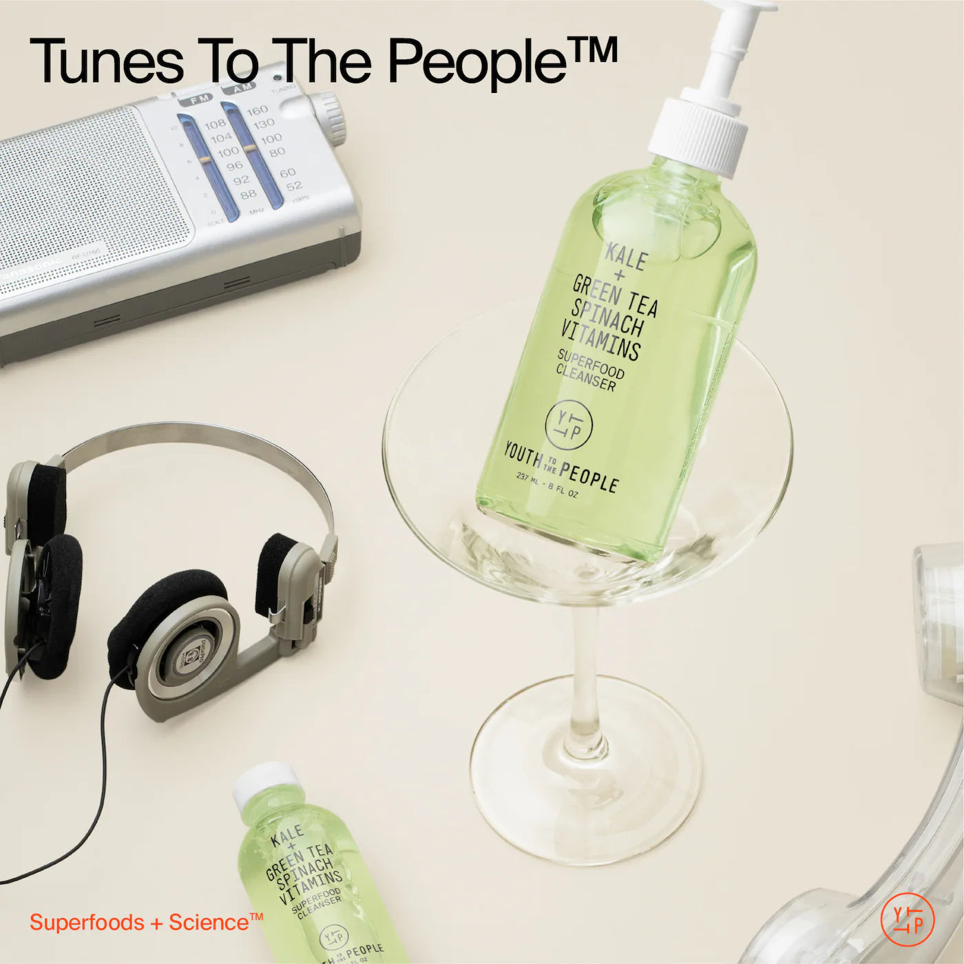 The Headliners Superfood Antioxidant Cleanser Skincare Set - Youth To The People / Limpiador facial set 2 pzas