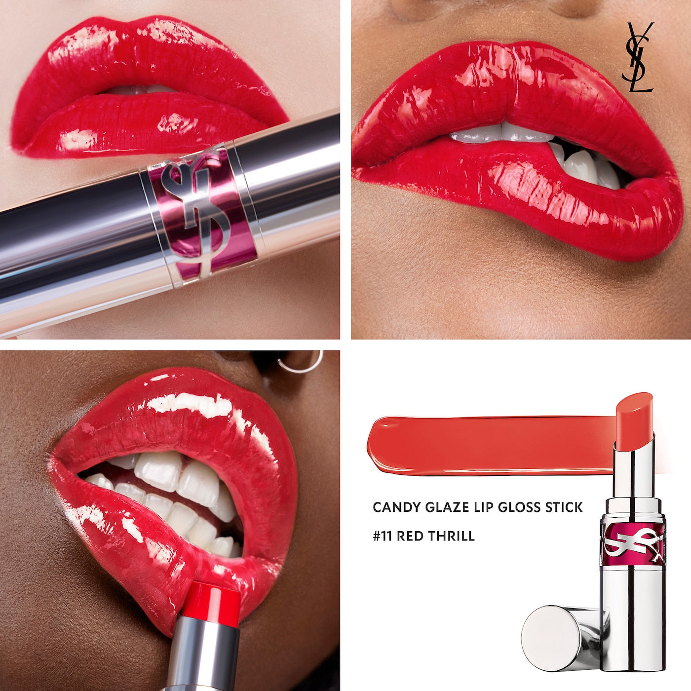 *PREORDEN: Candy Glaze Lip Gloss Stick - Yves Saint Laurent  / Brillo labial con ácido hialurónico