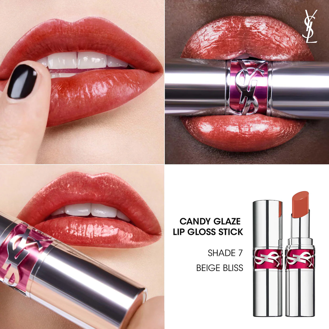 *PREORDEN: Candy Glaze Lip Gloss Stick - Yves Saint Laurent  / Brillo labial con ácido hialurónico