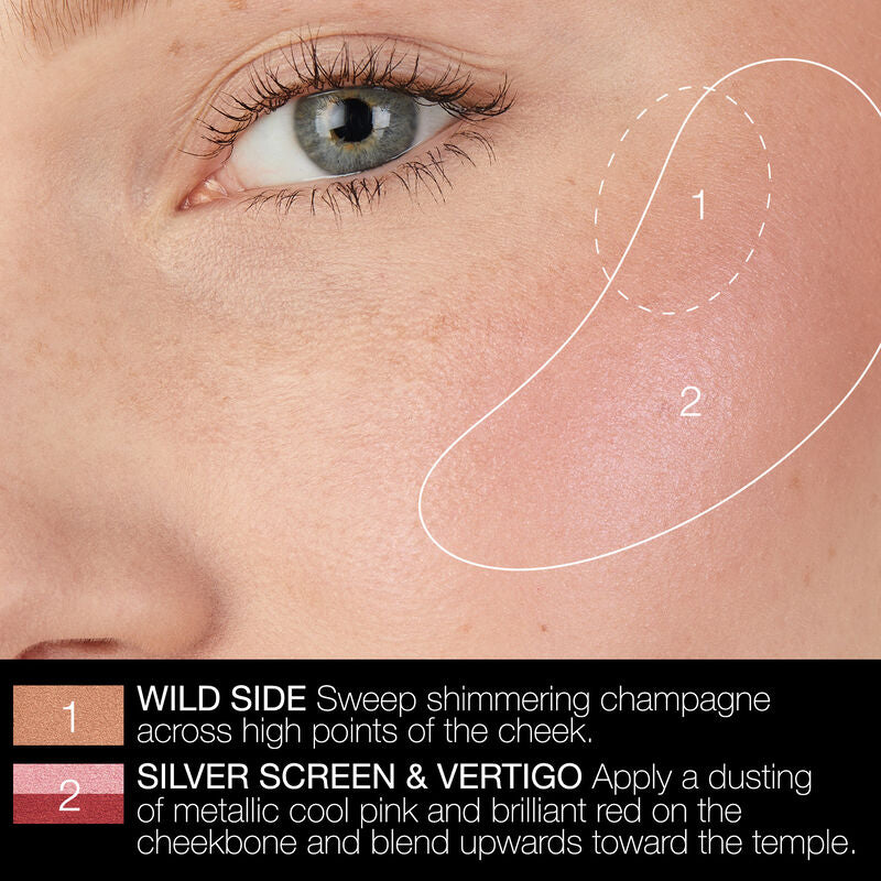 All That Glitters Light Reflecting™ Cheek Palette - NARS / Paleta de 6 tonos de rubor edición limitada