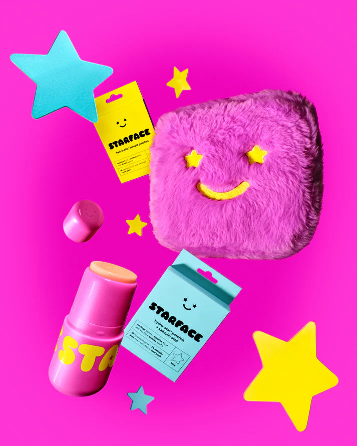 big lil pink gift set - Starface / Parches ácne + cosmetiquera