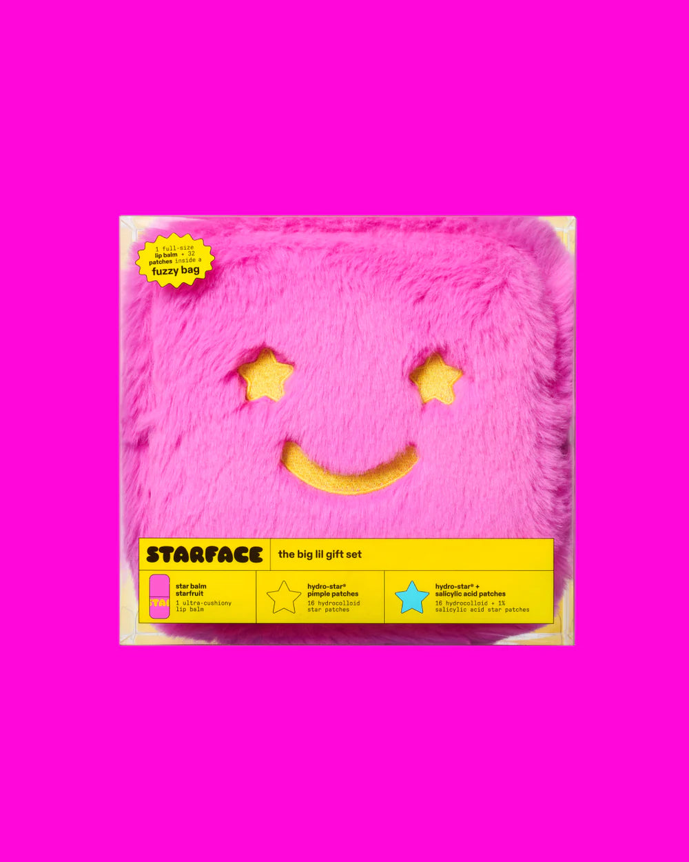big lil pink gift set - Starface / Parches ácne + cosmetiquera