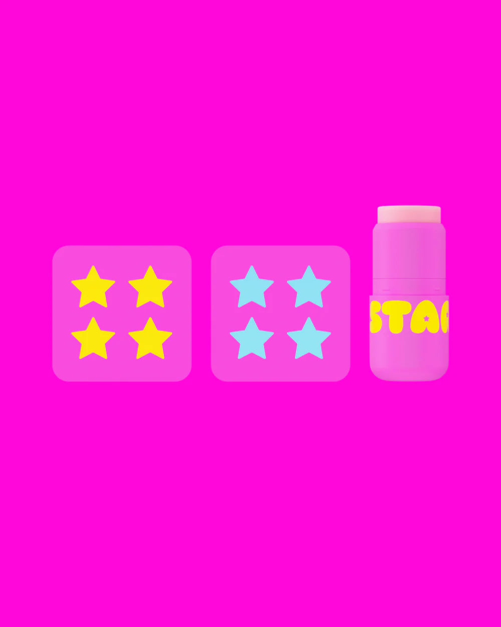 big lil pink gift set - Starface / Parches ácne + cosmetiquera