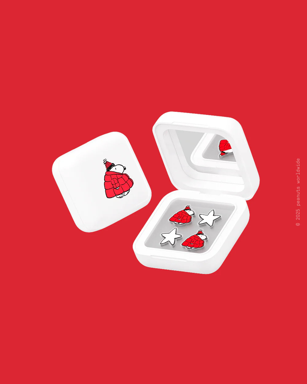 *PREORDEN: big red snoopy - Starface / Parches para granitos 32ct + Case con espejo
