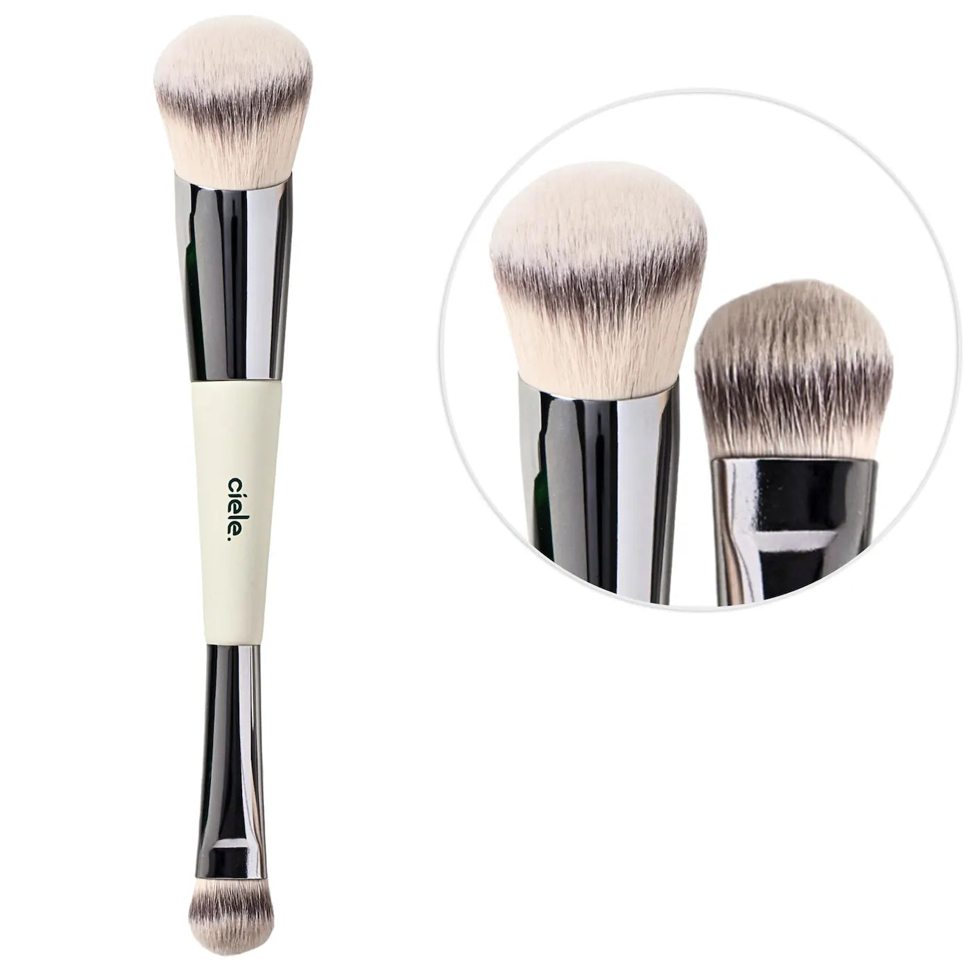 *PREORDEN: Dual-Ended Complexion Brush - ciele / Brocha de doble punta para el rostro