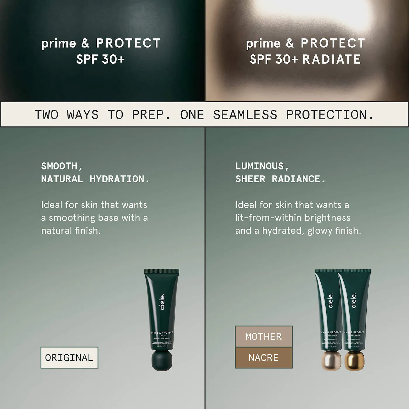 *PREORDEN: prime & PROTECT SPF 30+ Smoothing Primer - ciele / Prebase con SPF30