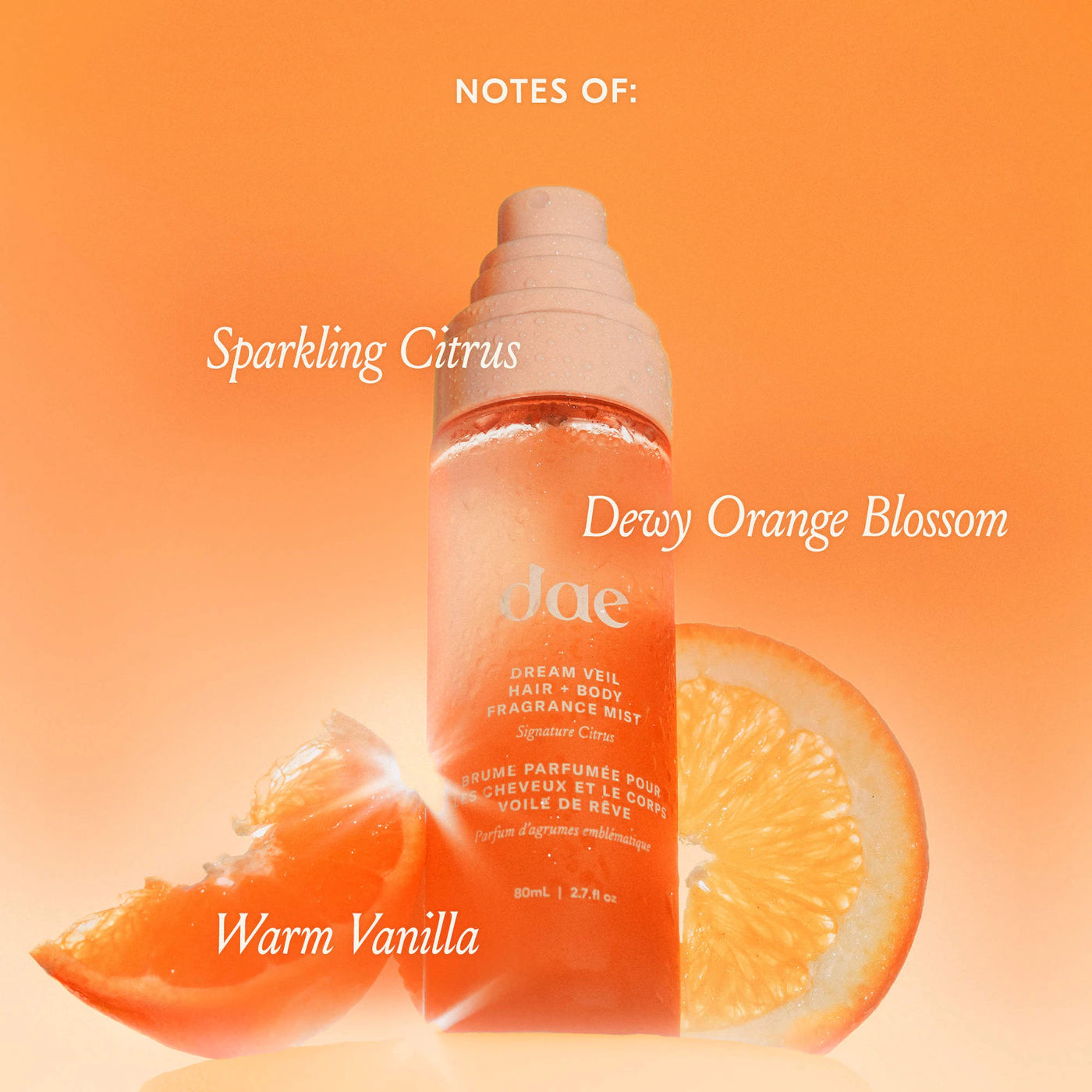 *PREORDEN: Dream Veil Signature Citrus Hair and Body Mist - dae / Perfume para el cabello y cuerpo