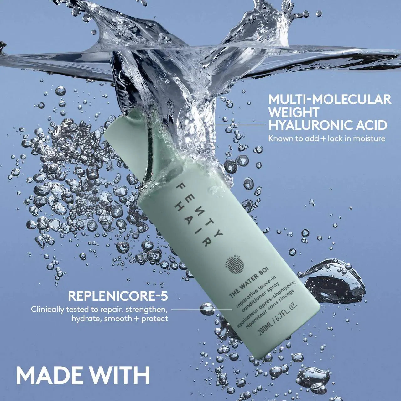 *PREORDEN: The Water Boi Reparative Leave-In Conditioner - Fenty Beauty by Rihanna / Acondicionador en spray