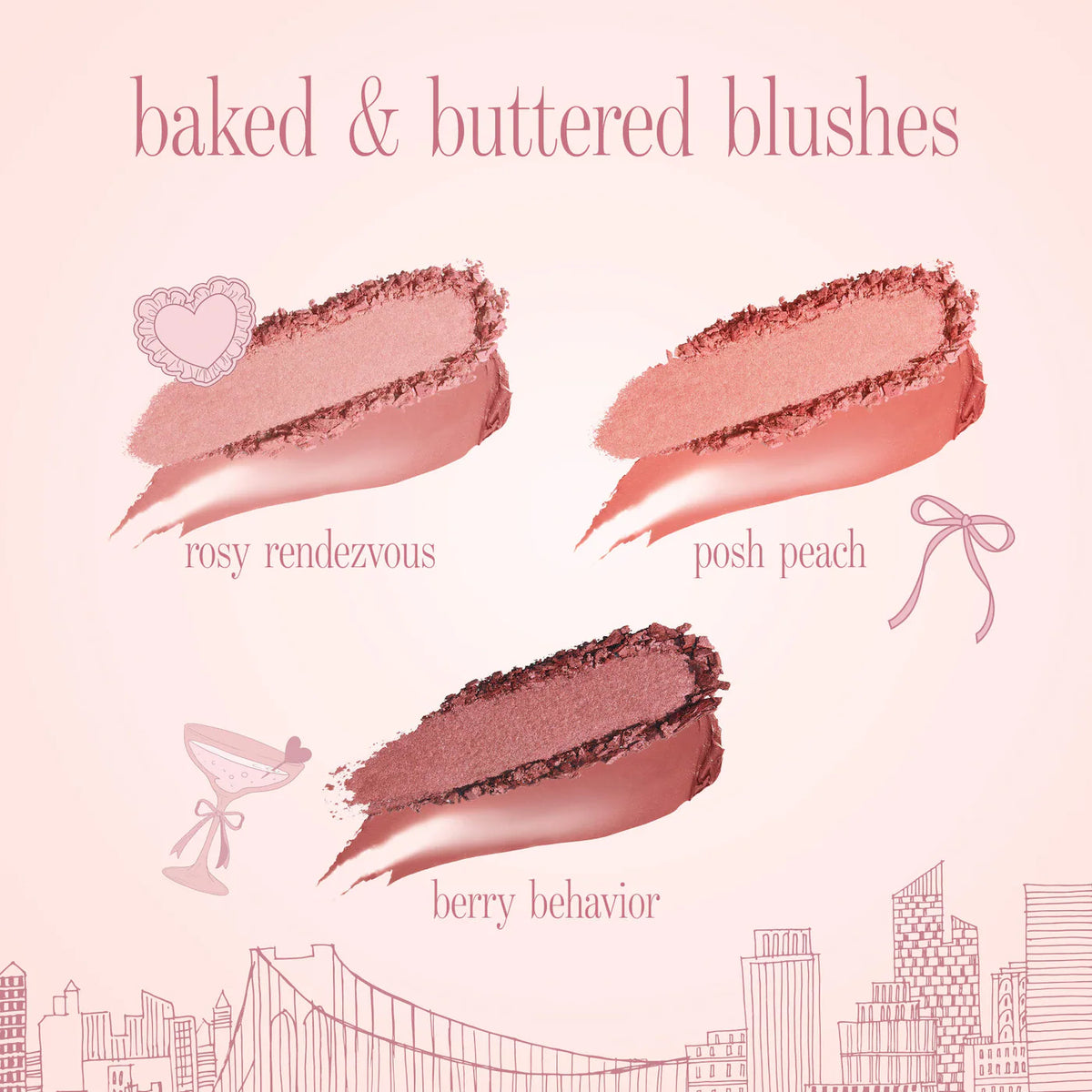 *PREORDEN: xoxo blush & glow macaron set - tarte / Set de tres mini rubores