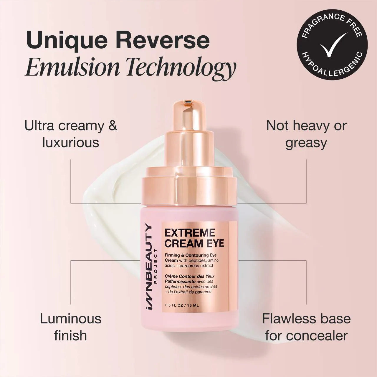 Extreme Cream Eye Firming & Contouring Refillable Eye Cream - iNNBEAUTY PROYECT / Crema de ojos para la hinchazón, arrugas y flacidez