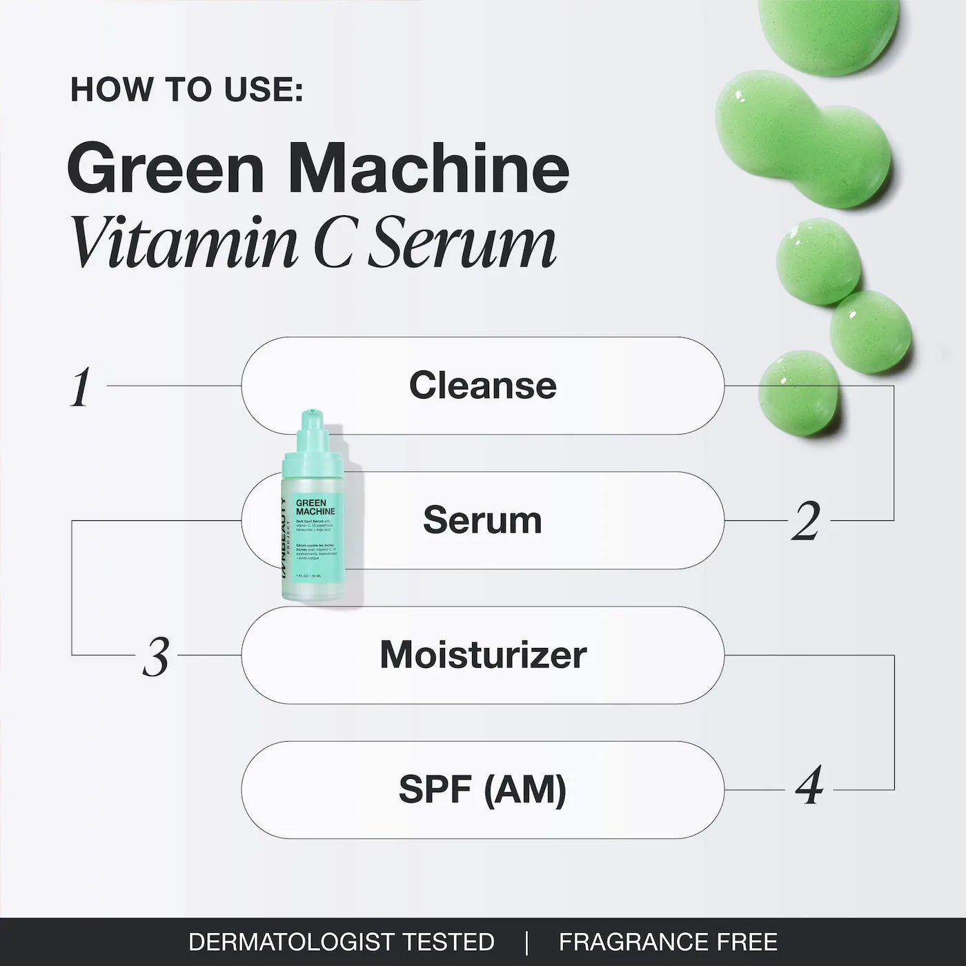 Green Machine Vitamin C Dark Spot & Hyperpigmentation Serum - iNNBEAUTY PROYECT / Serum multivitaminico para manchas y elasticidad