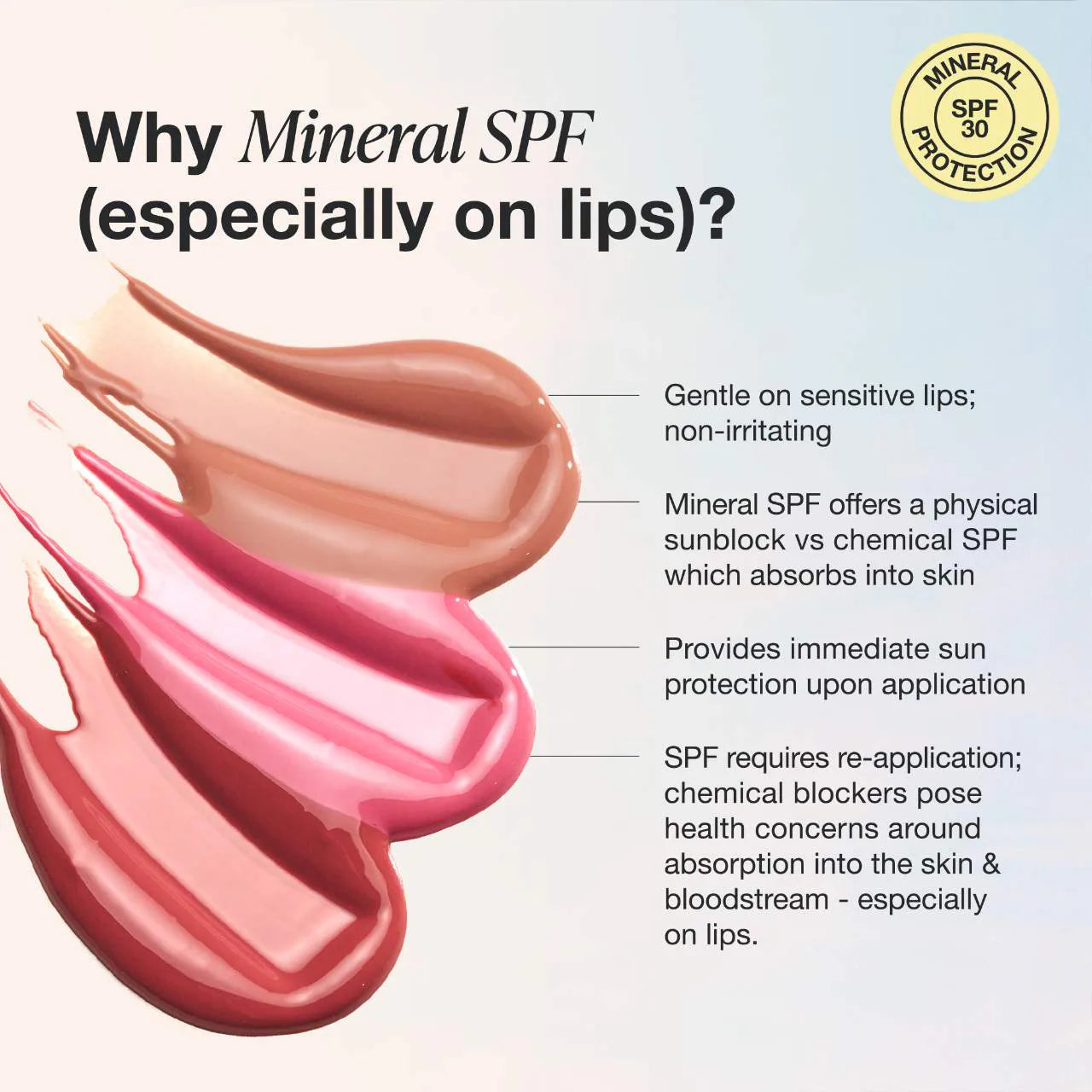 *PREORDEN: Sun Balm SPF 30 Broad Spectrum Lip Balm - iNNBEAUTY PROYECT / Balsamo nutritivo