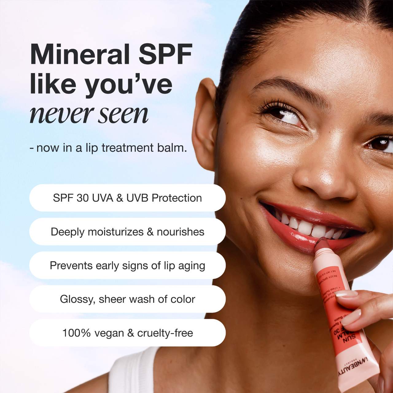 *PREORDEN: Sun Balm SPF 30 Broad Spectrum Lip Balm - iNNBEAUTY PROYECT / Balsamo nutritivo