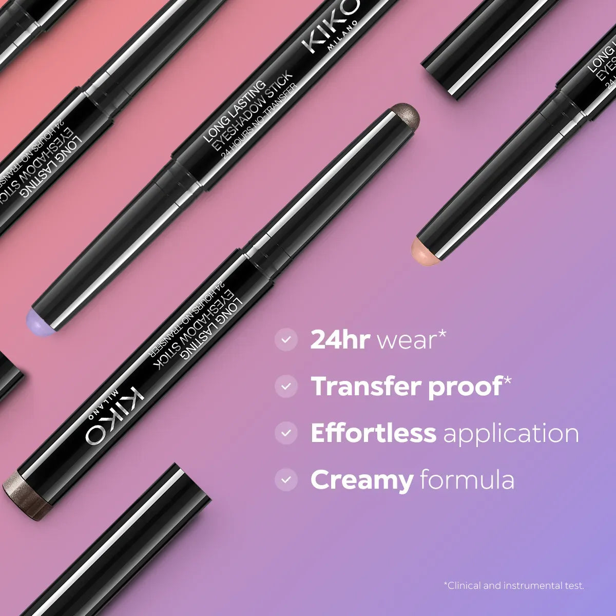 *PREORDEN: New Long Lasting Eyeshadow Stick - KIKO MILANO / Sombra en crayón