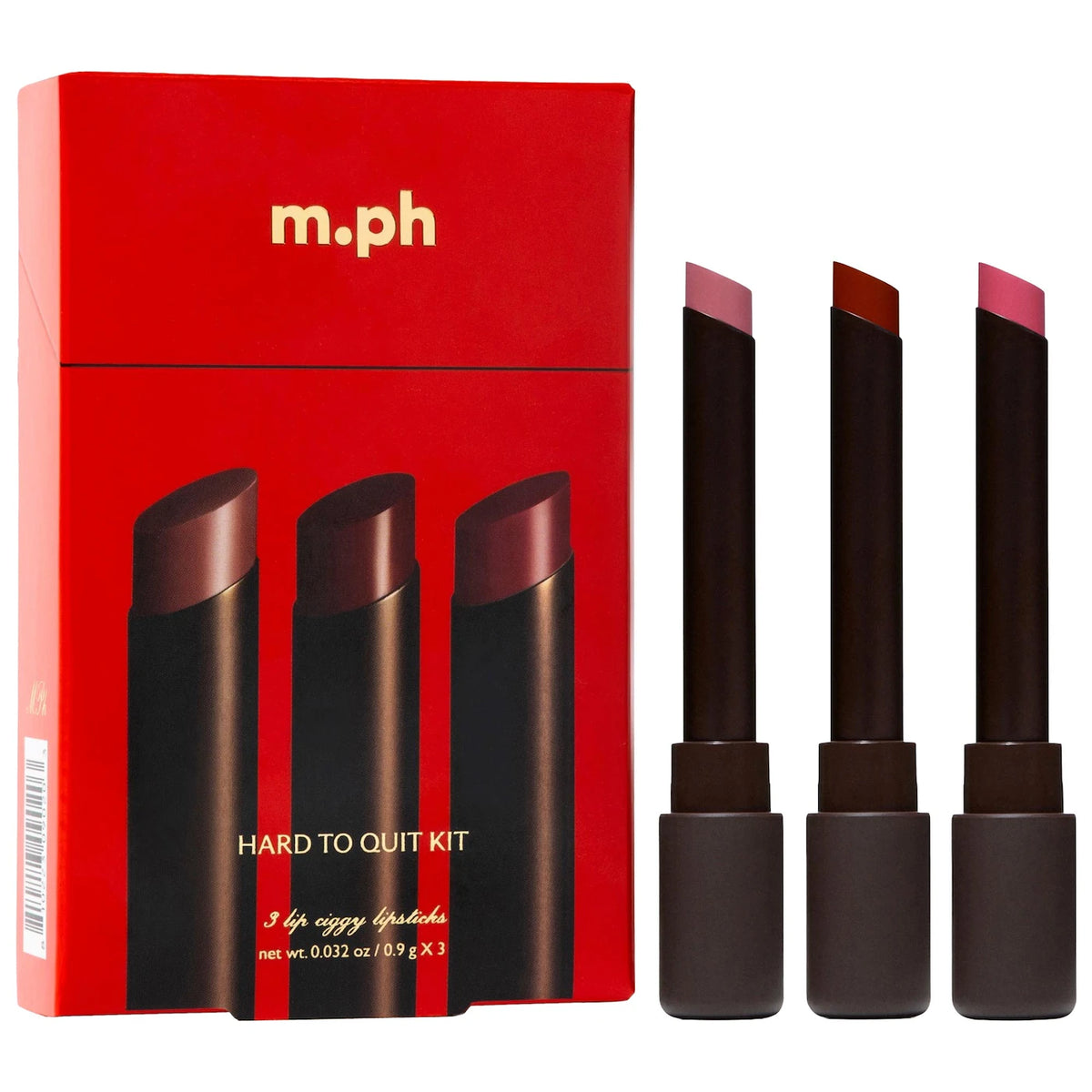 *PREORDEN: Hard to Quit Lip Ciggy Lipstick Gift Set - m.ph by Mary Phillips / Set de 3 lipstick