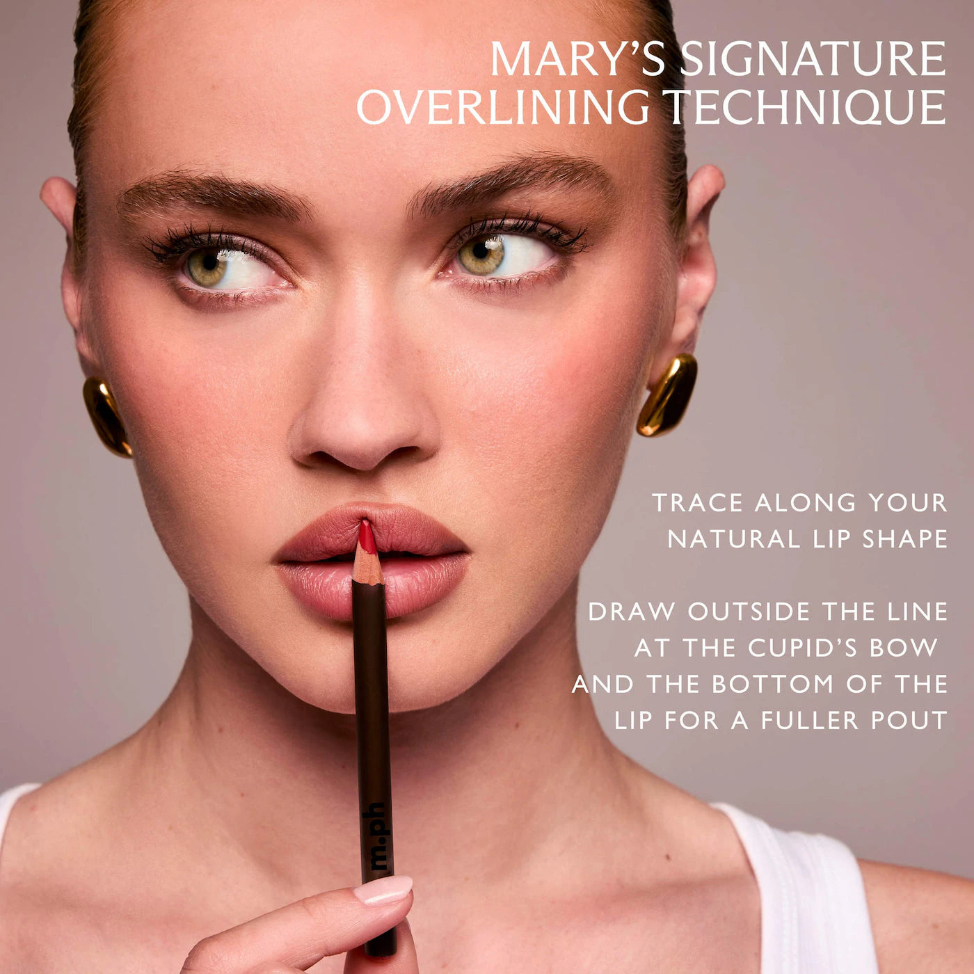 *PREORDEN: The Overliner Lip Liner Pencil - m.ph by Mary Phillips / Lapiz labial