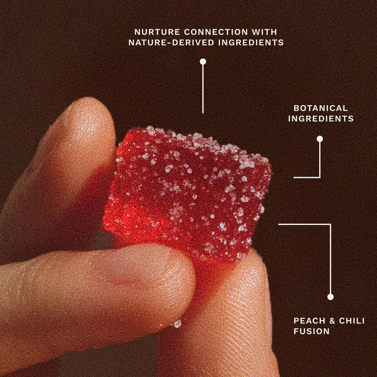 8 Hot Peach flavored aphrodisiac delights - Spicy cubes / Gomitas para despertar la energía en la intimidad