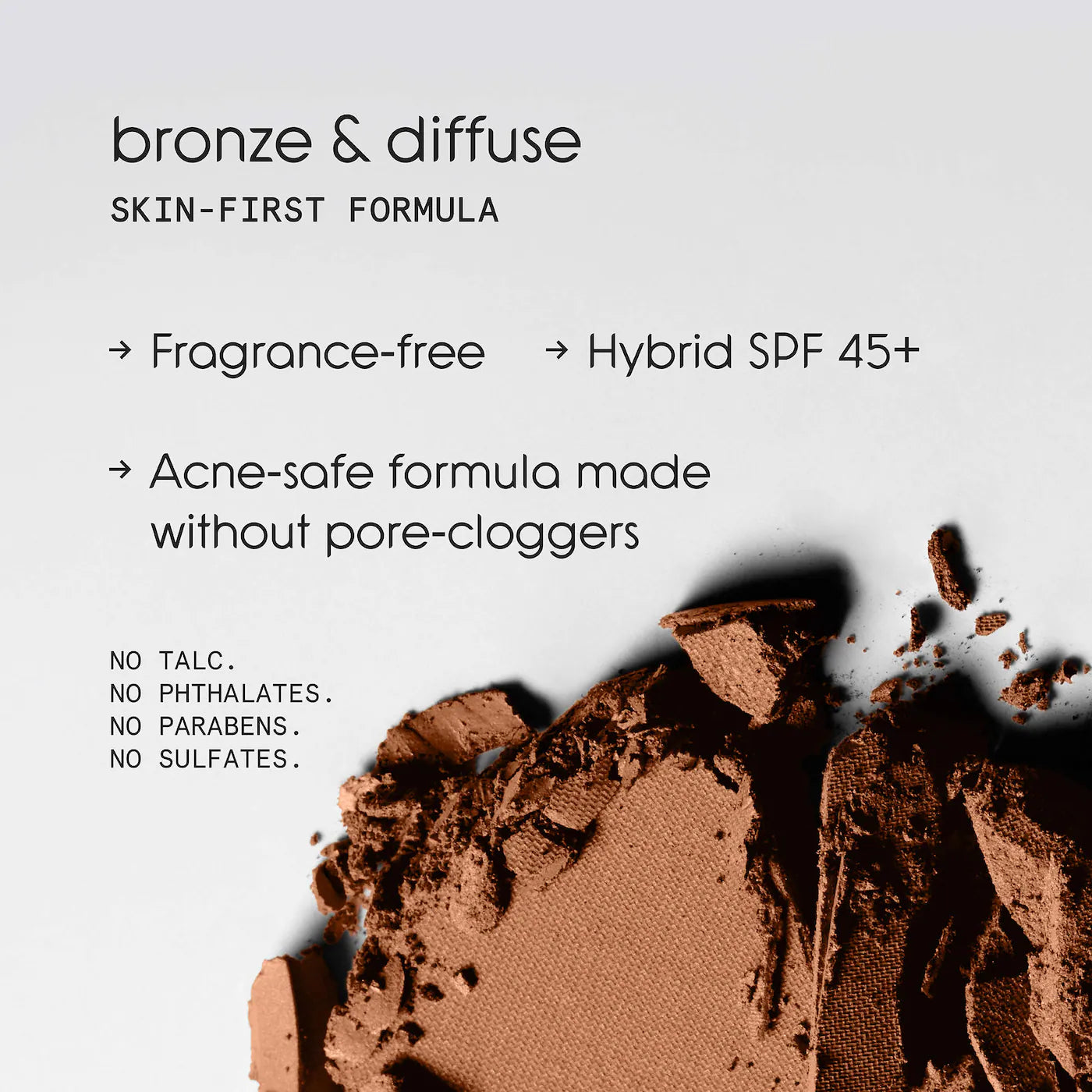 *PREORDEN: shade & PROTECT SPF 45+ powder bronzer - ciele / Bronzer con protector solar