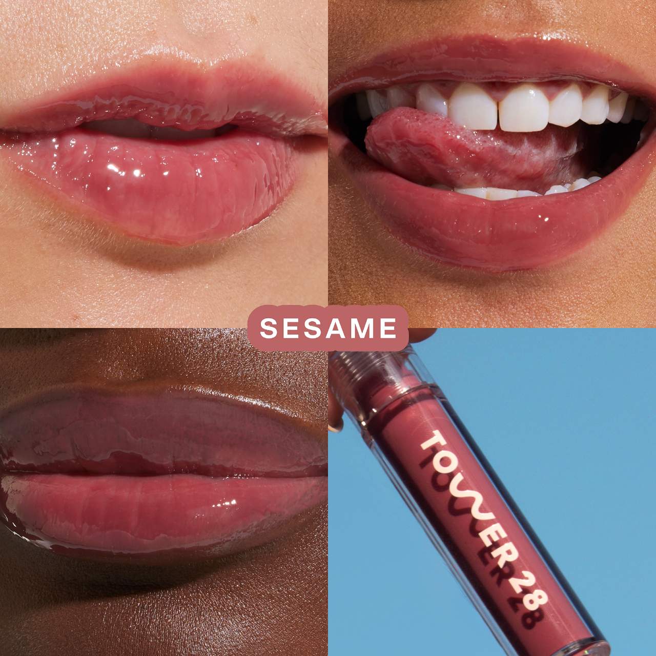 *PREORDEN: ShineOn Lip Jelly Hydrating Non-Sticky Lip Oil - Tower 28 / Labial hidratante